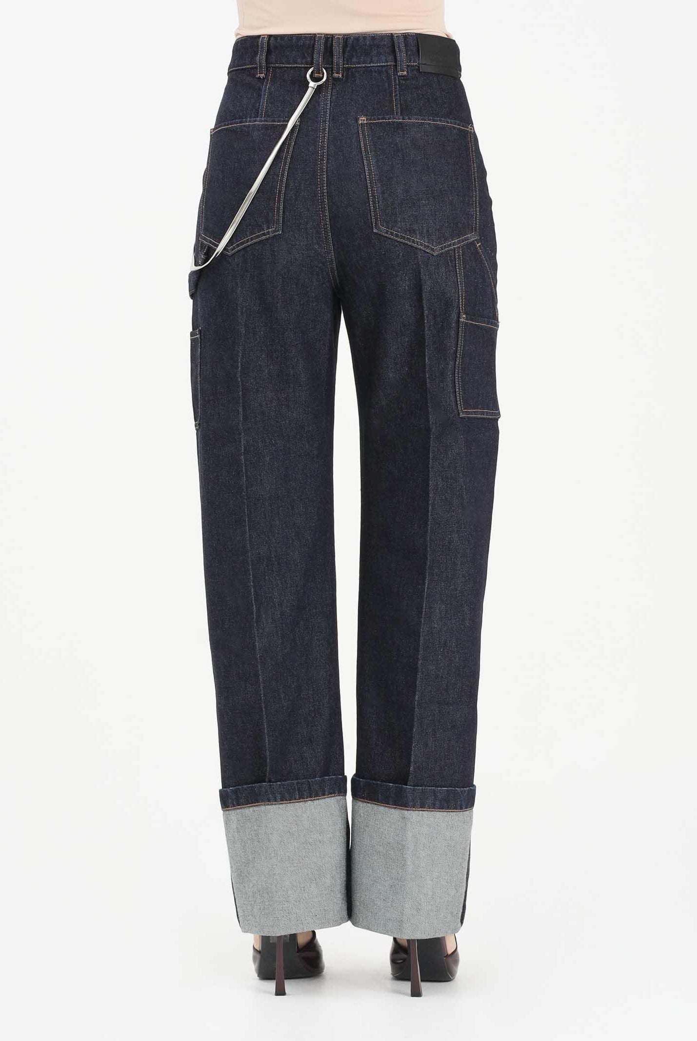 SPORTMAX Jeans SPDONORATA in denim blu scuro da donna 2612181045600 001 SPORTMAX