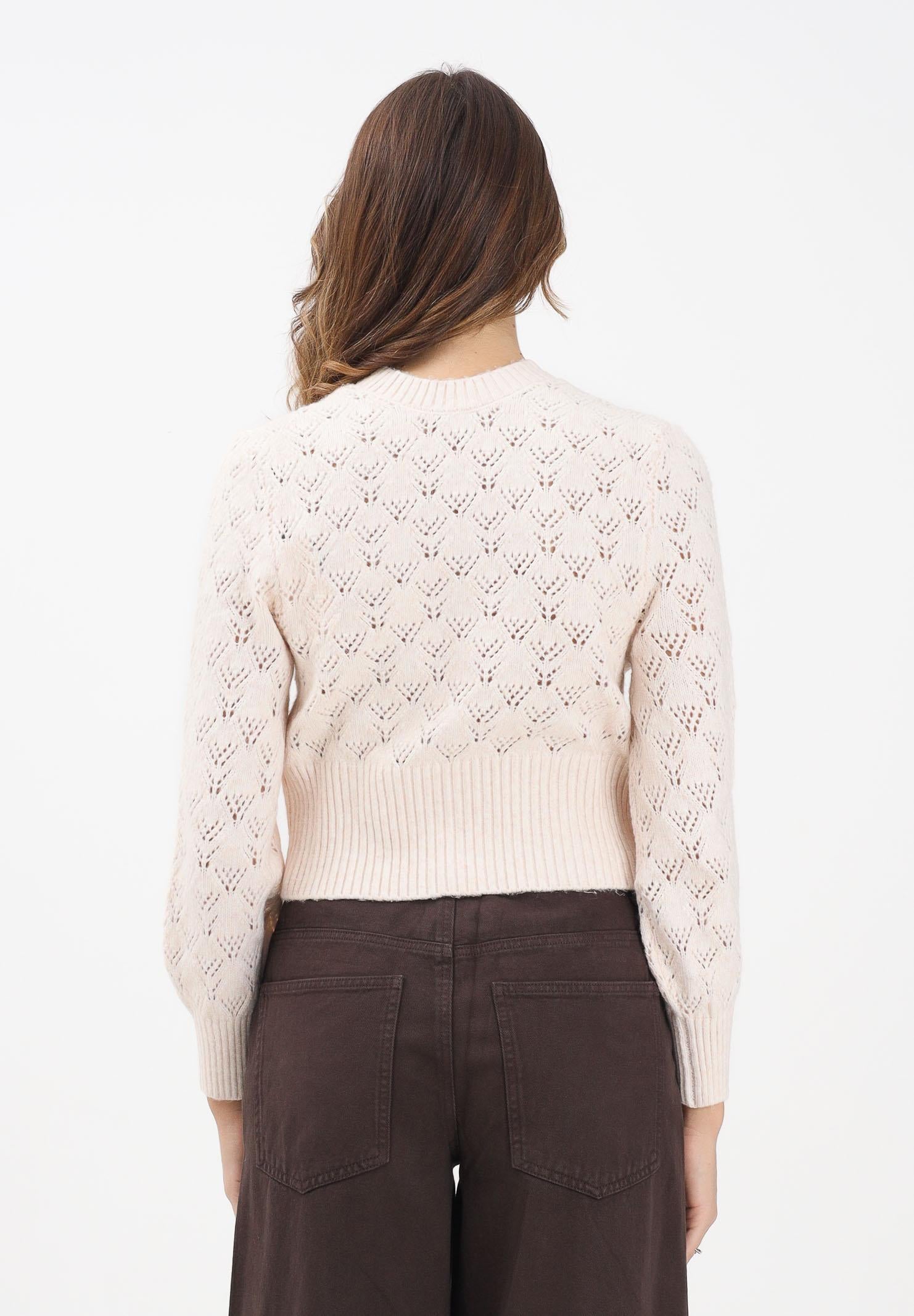 JDY Cardigan corto beige da donna 15355619 WhitecapGray JDY