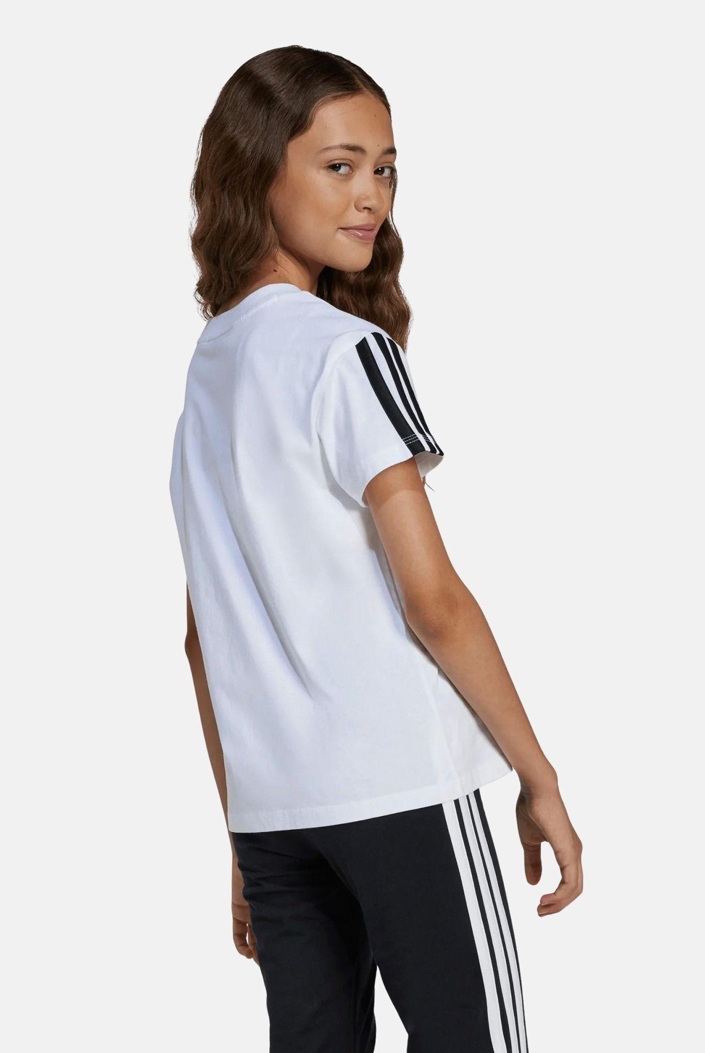 ADIDAS PERFORMANCE T-shirt a manica corta Essentials bianca da bambina JJ0945 . ADIDAS PERFORMANCE