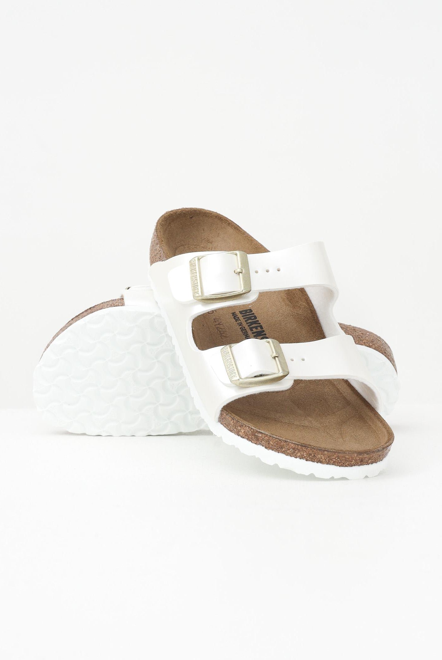 BIRKENSTOCK Ciabatte Arizona bianco perla da bambina 1029456 . BIRKENSTOCK