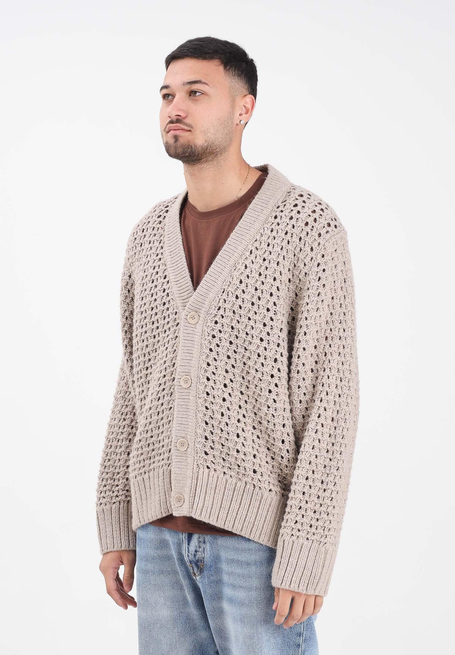 I'M BRIAN Cardigan beige da uomo MA3401 0025 I'M BRIAN