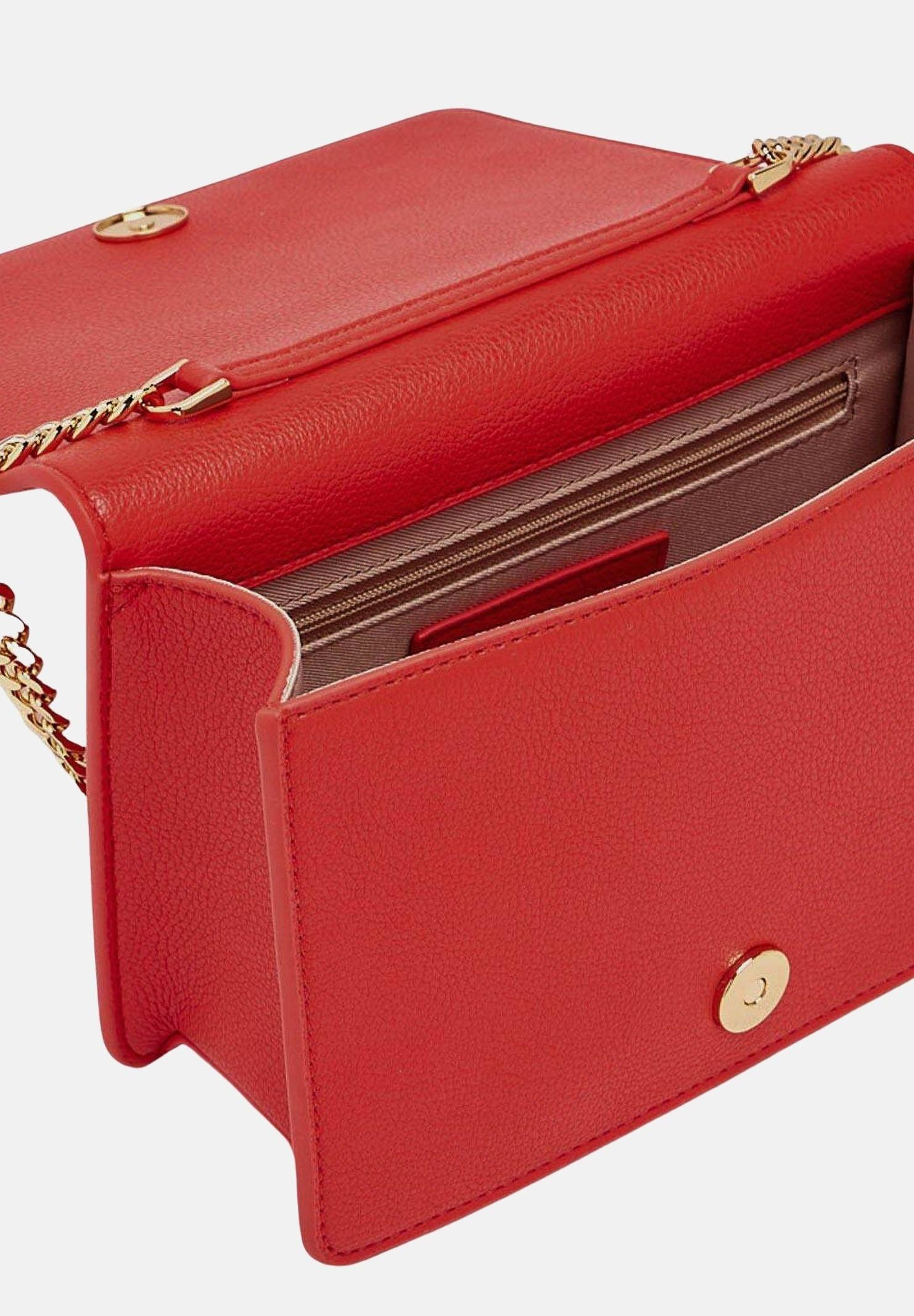 ELISABETTA FRANCHI Pochette rossa da donna con logo BS39A61E2 H85 ELISABETTA FRANCHI