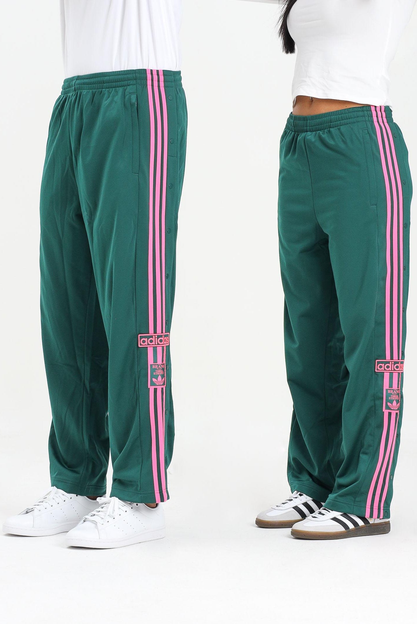 ADIDAS ORIGINALS Pantalone sportivo Adibreak verde e rosa per uomo e donna KD6662 ADIDAS ORIGINALS