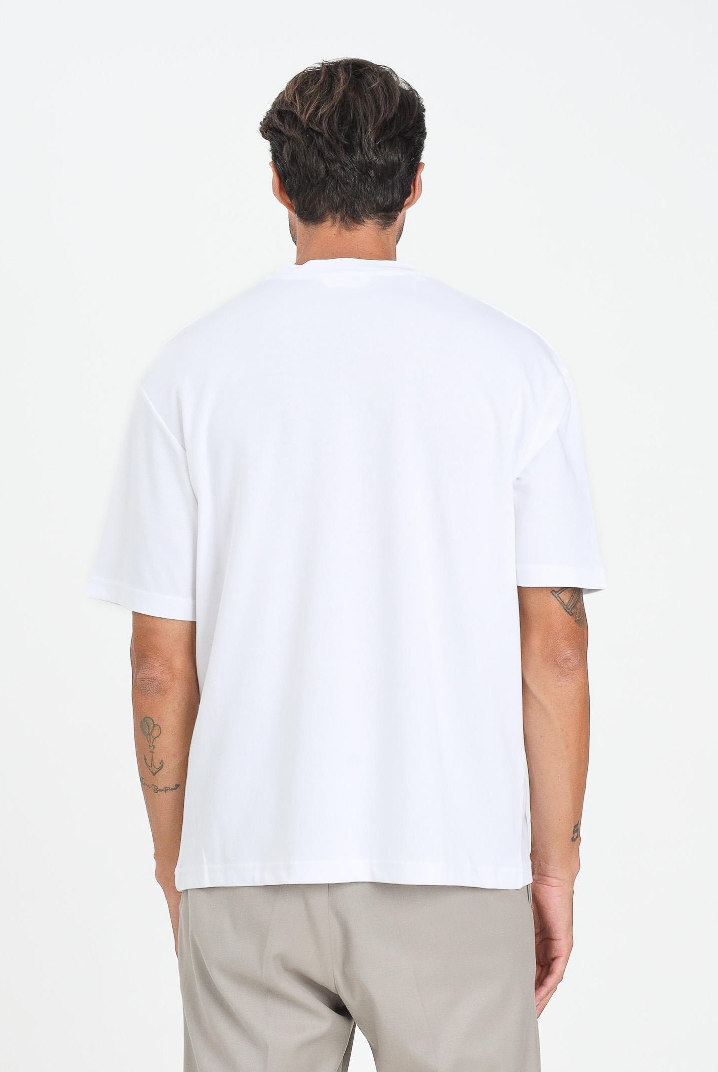 SELECTED HOMME T-shirt a manica corta bianca da uomo 16094143 BrightWhite SELECTED HOMME