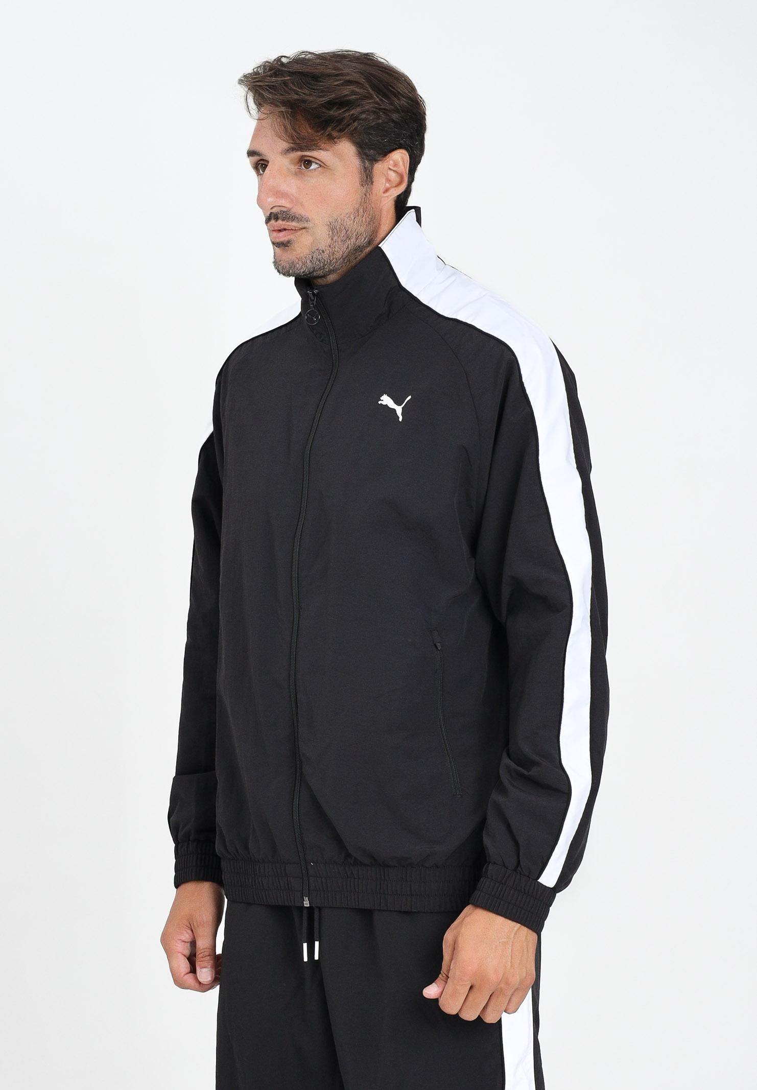 PUMA Giacca a vento T7 nera da uomo 629593 01 PUMA