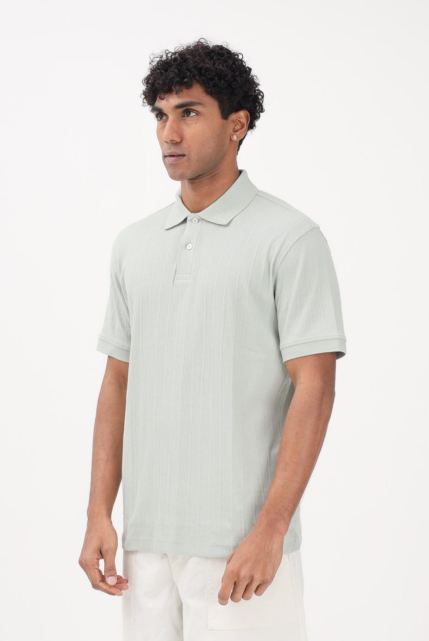SELECTED HOMME Polo a manica corta verde acqua da uomo 16100460 AQGR SELECTED HOMME