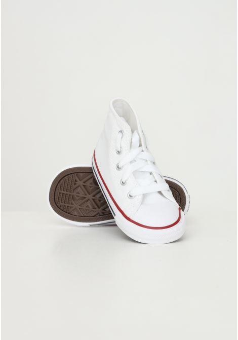 CONVERSE Sneakers CHUCK TAYLOR ALL STAR bianche da neonato 7J253C . CONVERSE