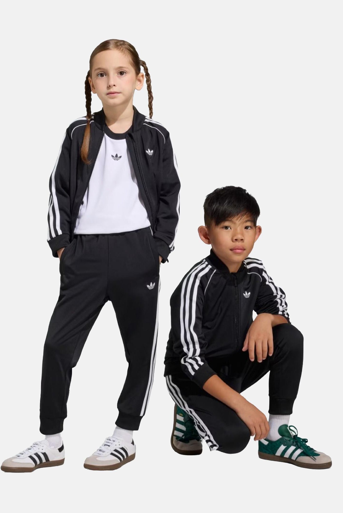 ADIDAS ORIGINALS Tuta SST nera per bambino e bambina KD5741 . ADIDAS ORIGINALS