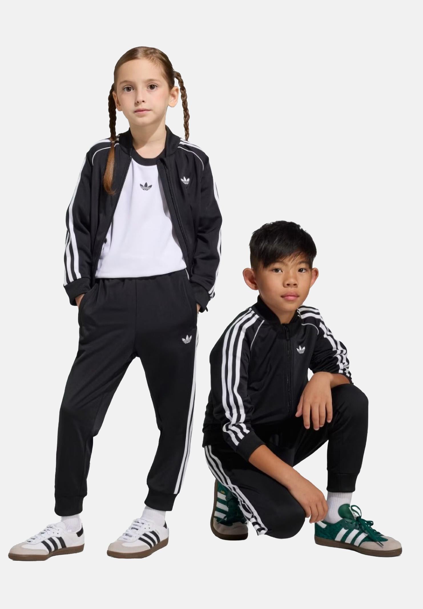 ADIDAS ORIGINALS Tuta SST nera per bambino e bambina KD5741 . ADIDAS ORIGINALS