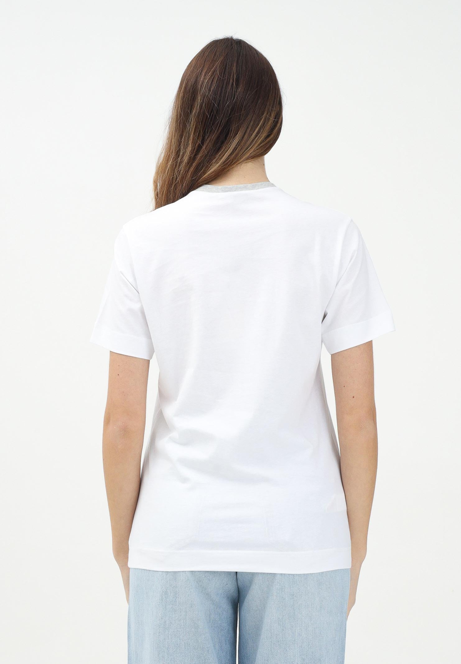 MARNI T-shirt a manica corta bianca per donna, ragazzi e bambini con logo a contrasto M01412M00HZ 0M100 MARNI