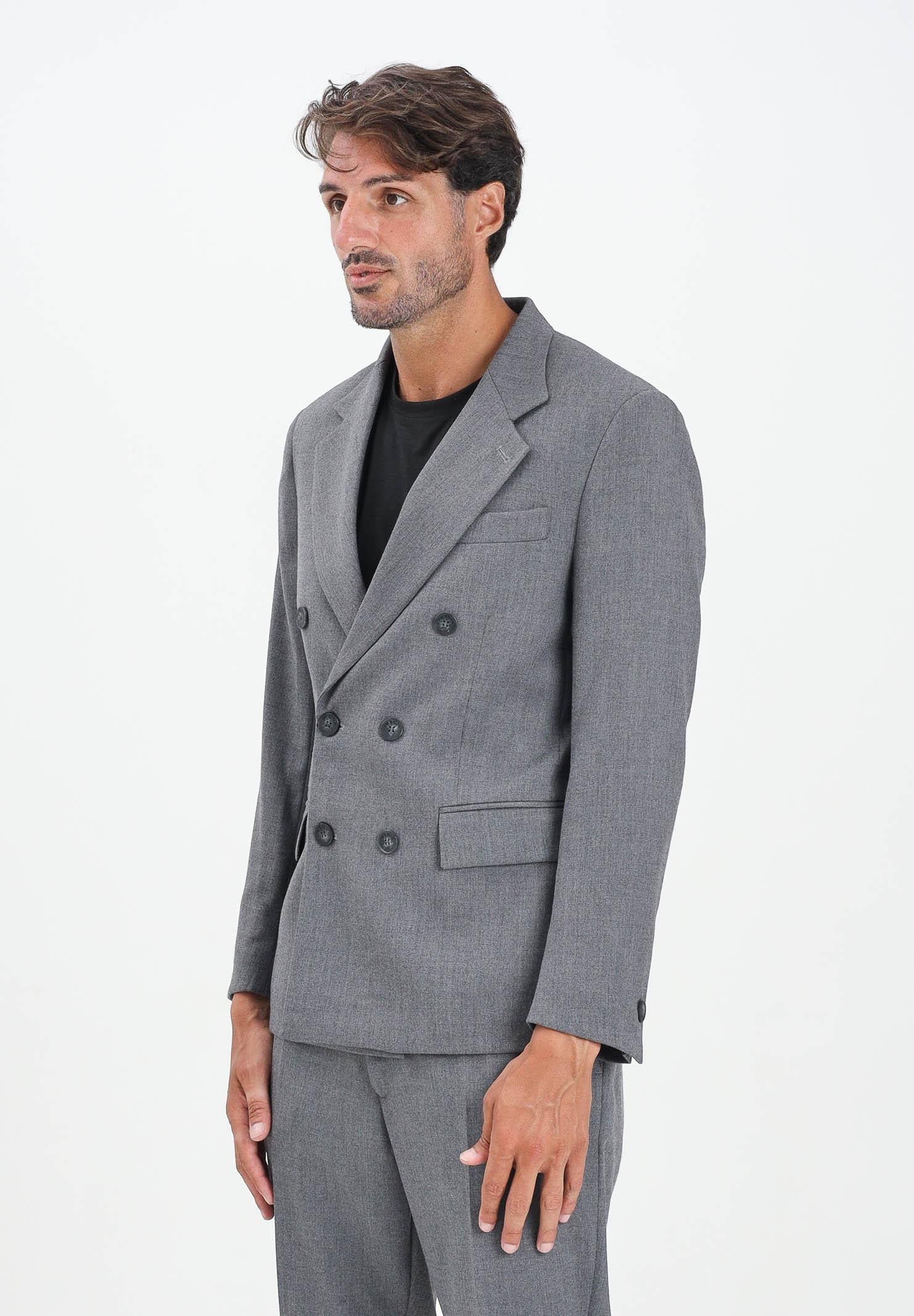 I'M BRIAN Giacca doppiopetto grigia da uomo GIA3461 008 I'M BRIAN