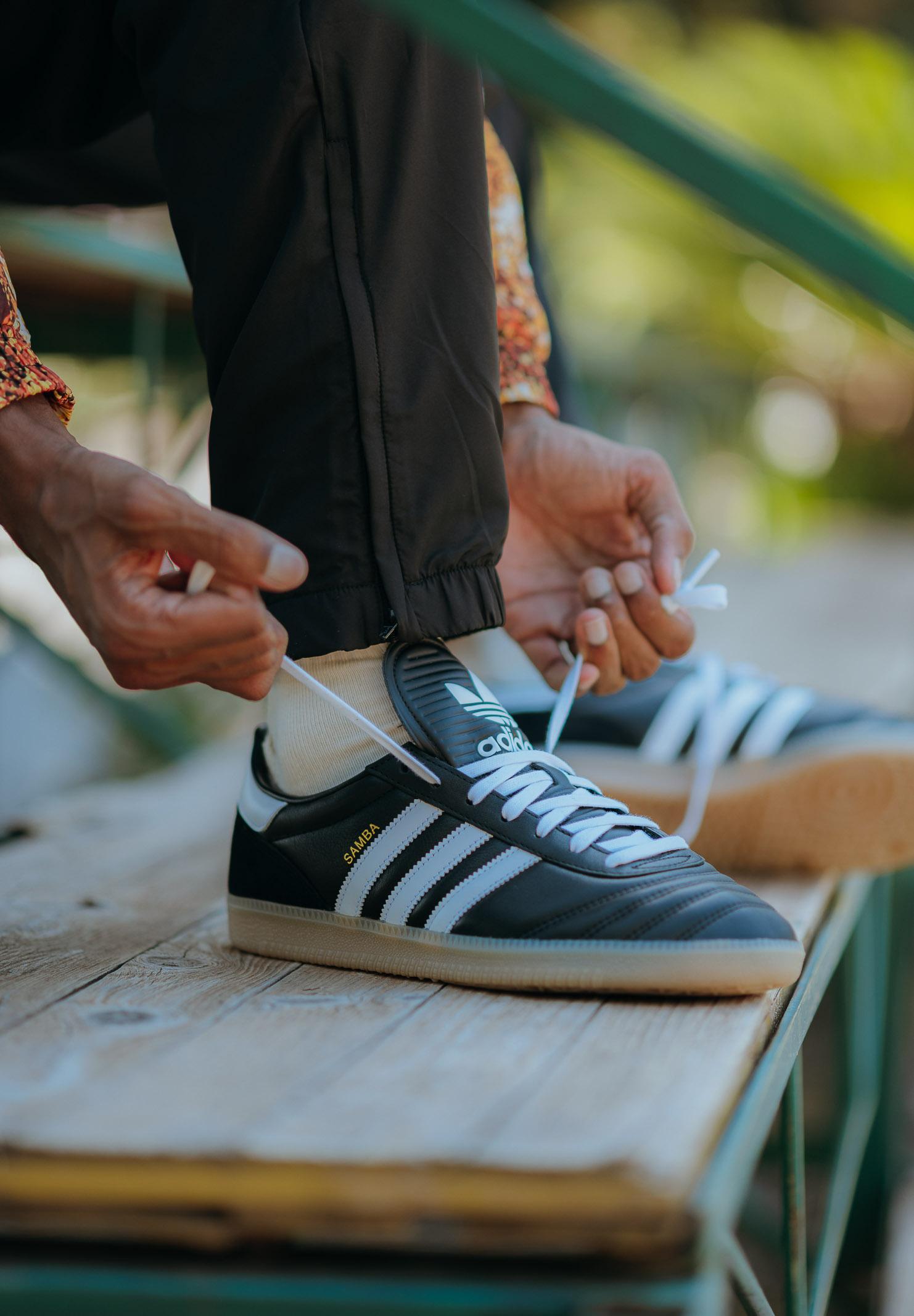 ADIDAS ORIGINALS Sneakers Jp Samba nere da uomo JQ9056 . ADIDAS ORIGINALS