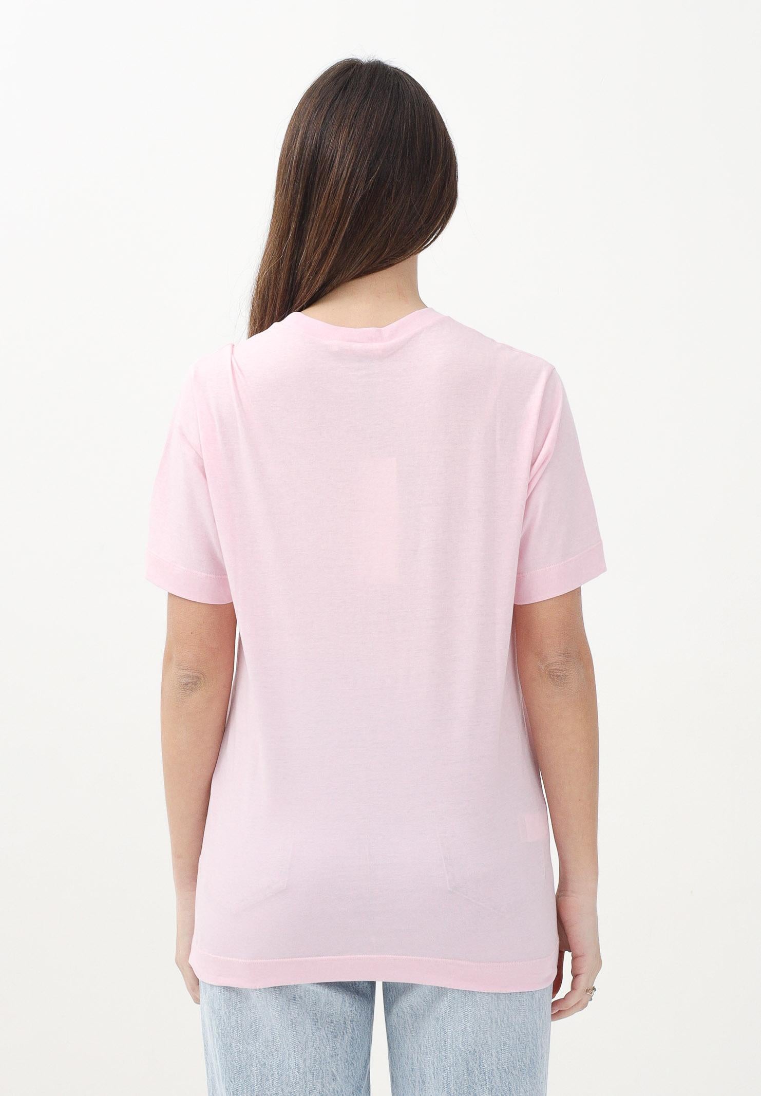 MARNI T-shirt a manica corta rosa per donna, ragazze e bambine con logo Marni Outline M01466M00RF 0M347 MARNI