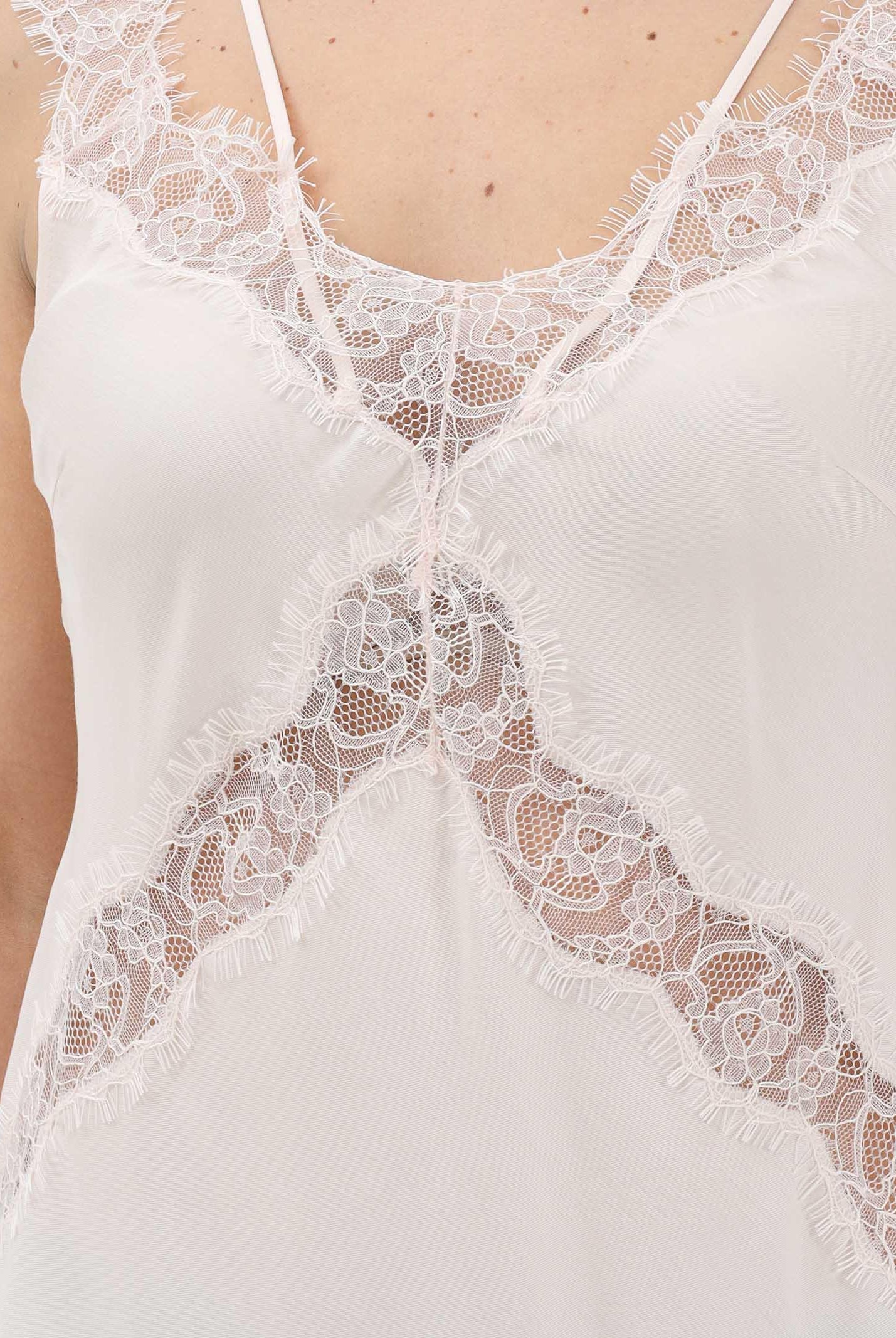 PINKO Top rosa da donna con inserti in pizzo 106623A385 P97 PINKO