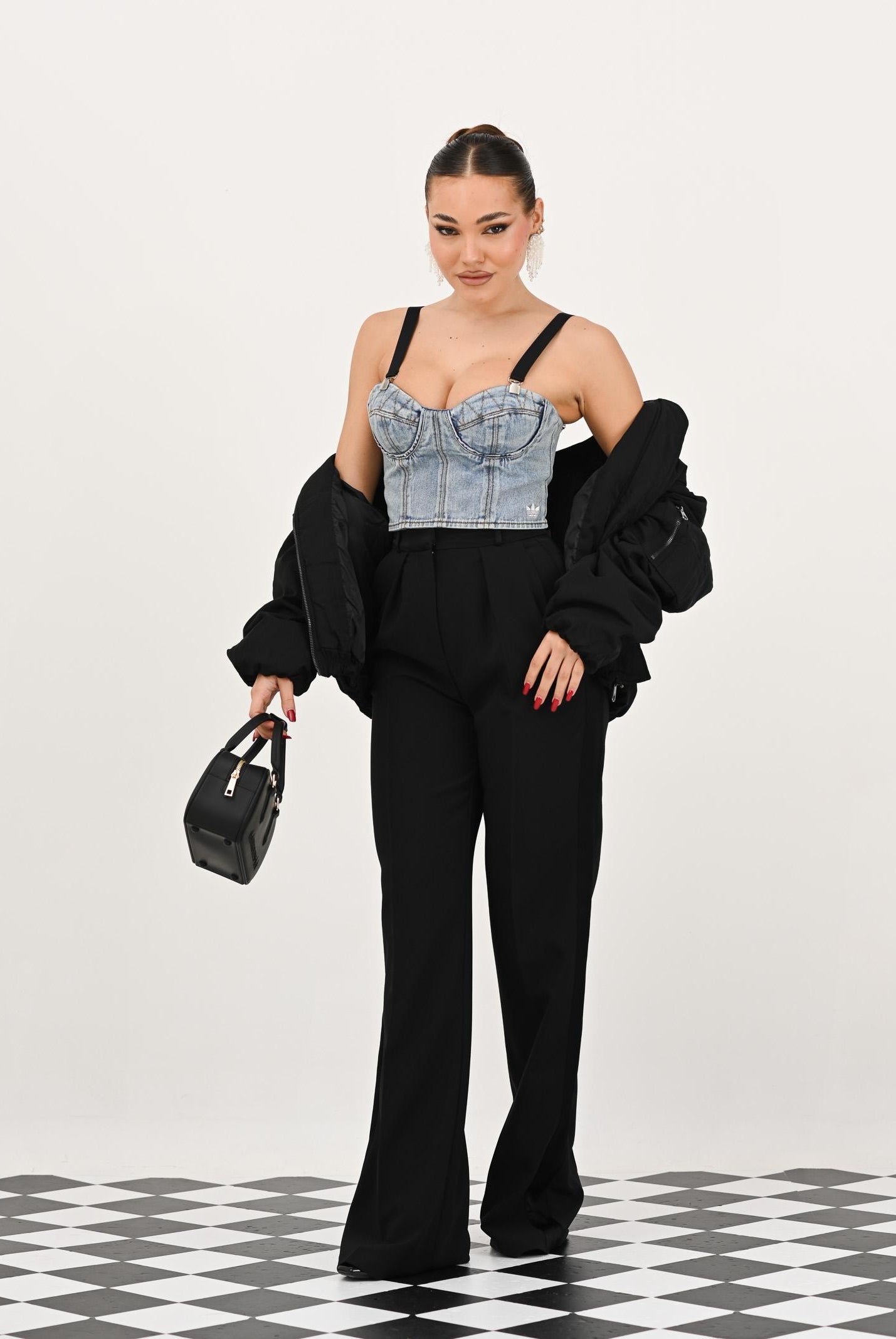 ADIDAS ORIGINALS Bustino adidas X Jeremy Scott Pride in denim chiaro da donna JW0825 . ADIDAS ORIGINALS