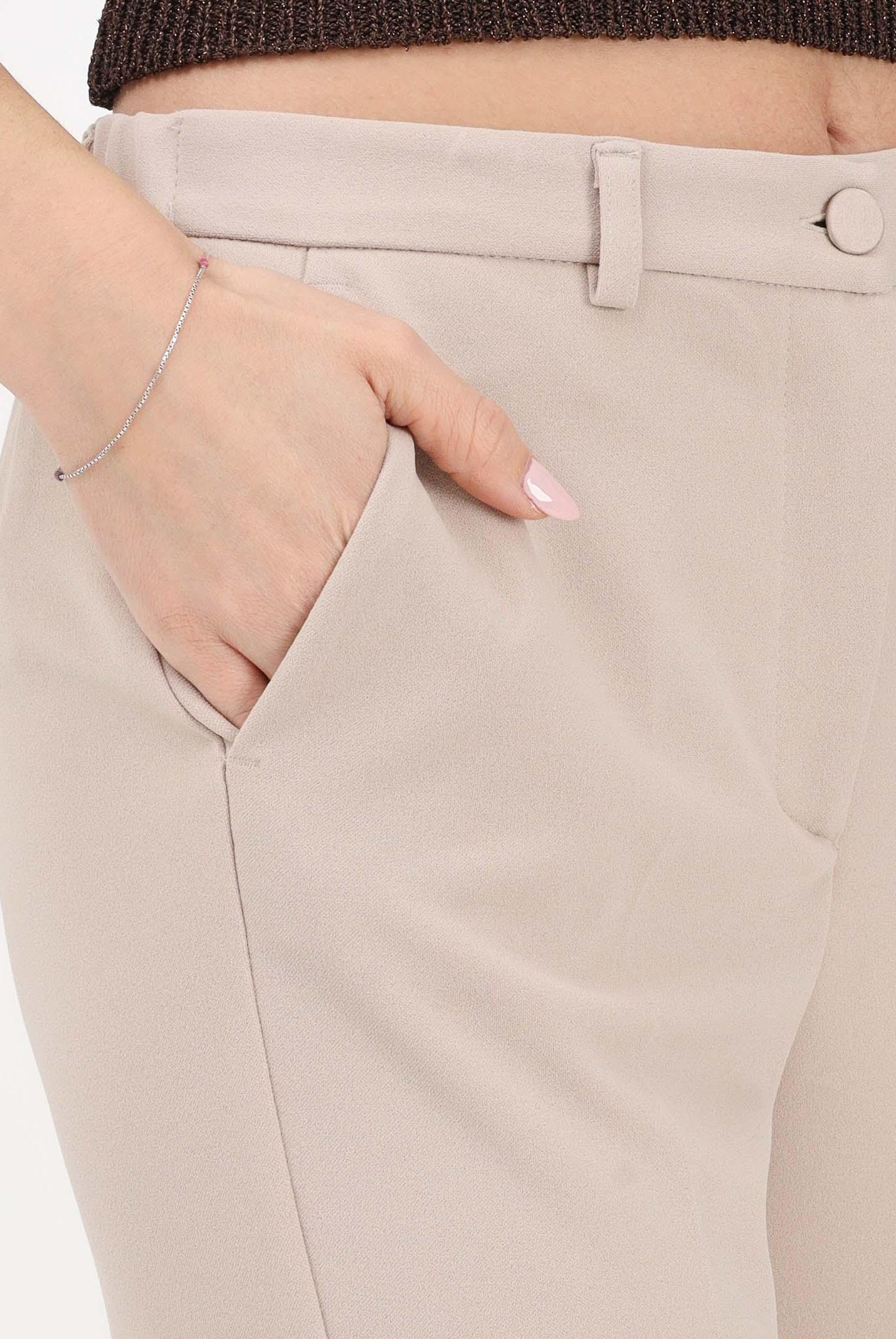 VICOLO Pantalone elegante beige da donna TAB0262 ABU061 VICOLO