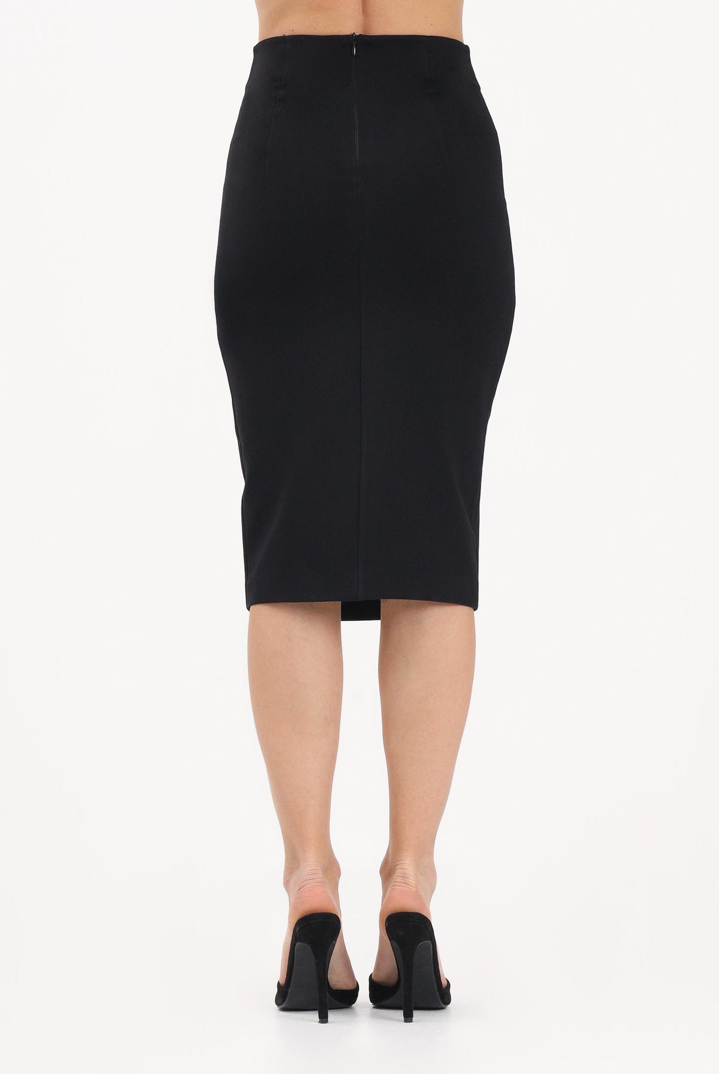 VICOLO Gonna midi a tubino nera da donna TAB0043 A99 VICOLO