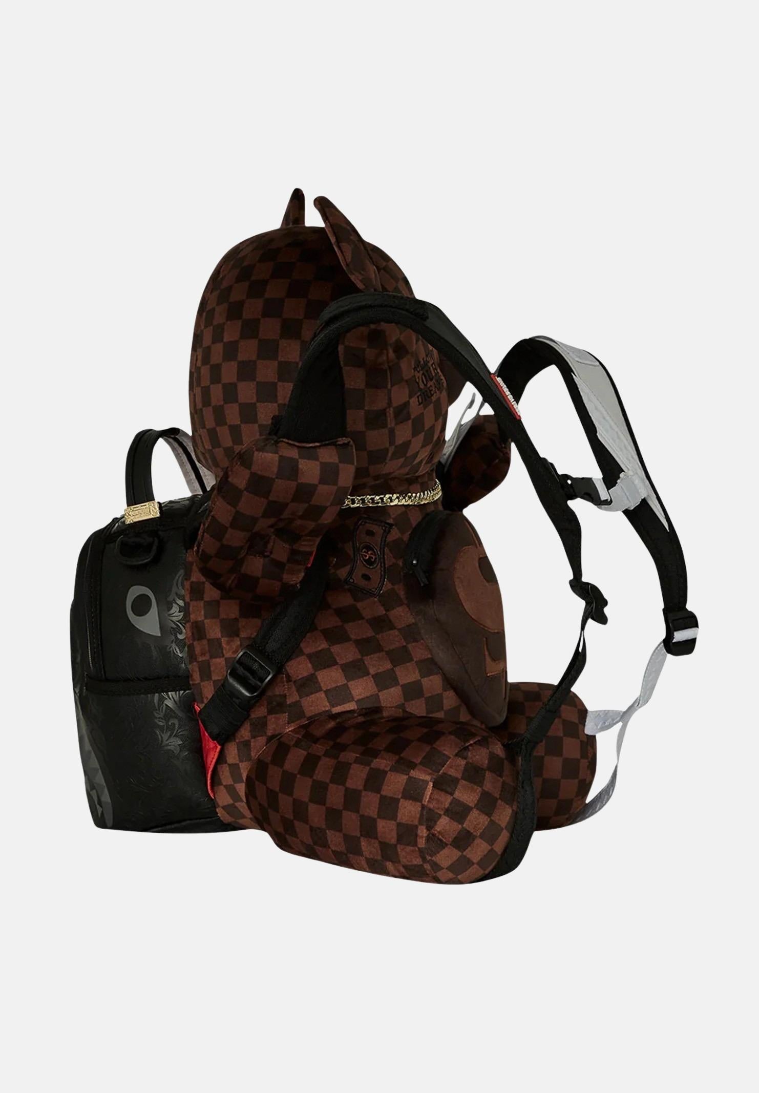 Zaino BACKPACK BEAR WEARING marrone per uomo e donna 910B6312NSZ . SPRAYGROUND