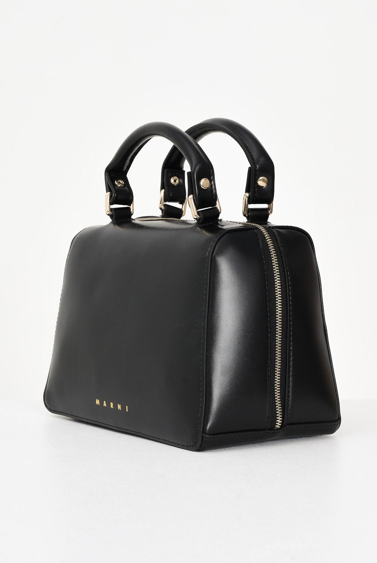 MARNI Borsa a mano nera da donna con logo M01608M00TK 0M900 MARNI