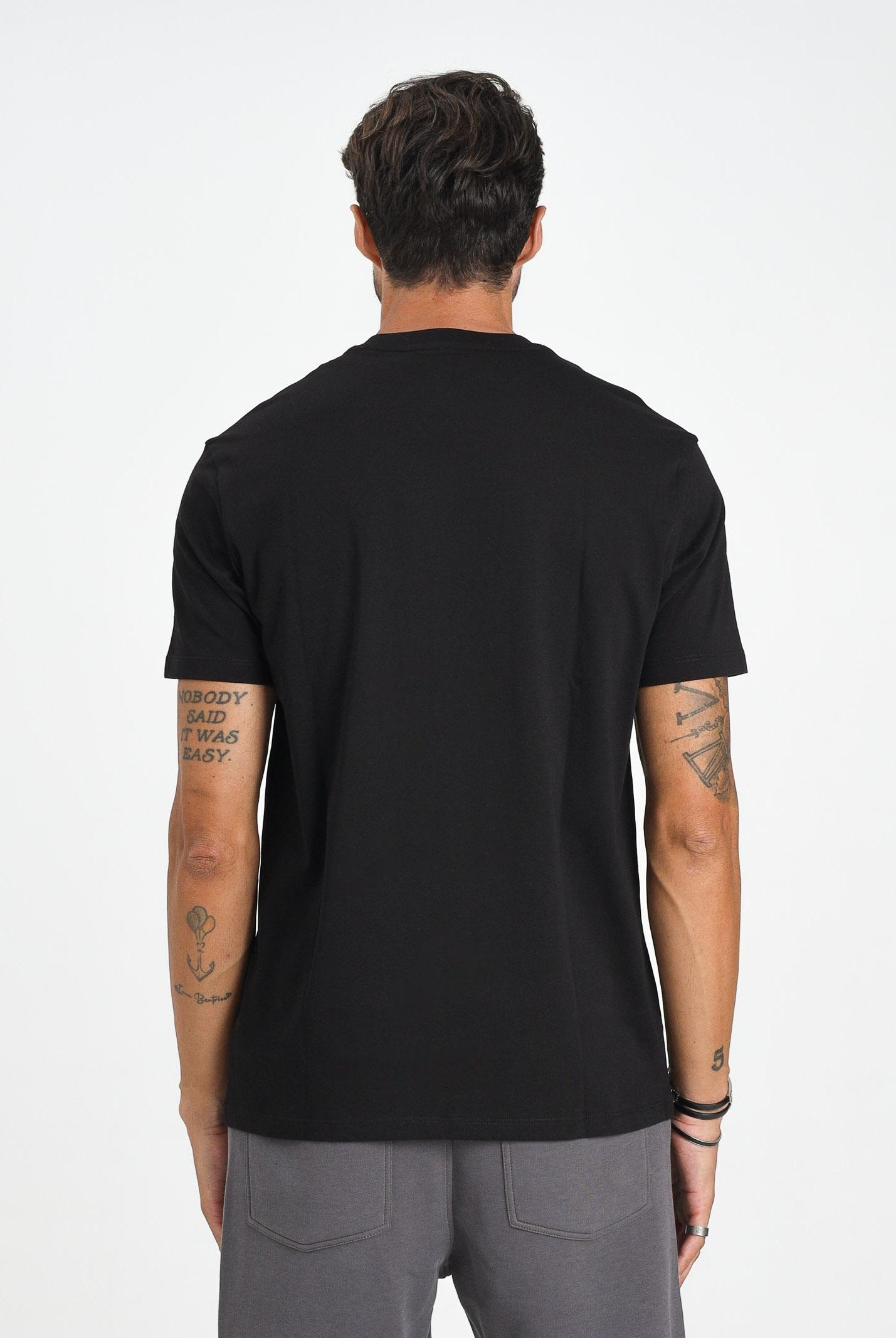 ARMANI EXCHANGE T-shirt a manica corta nera da uomo con logo XM001281AF10361 UC001 ARMANI EXCHANGE