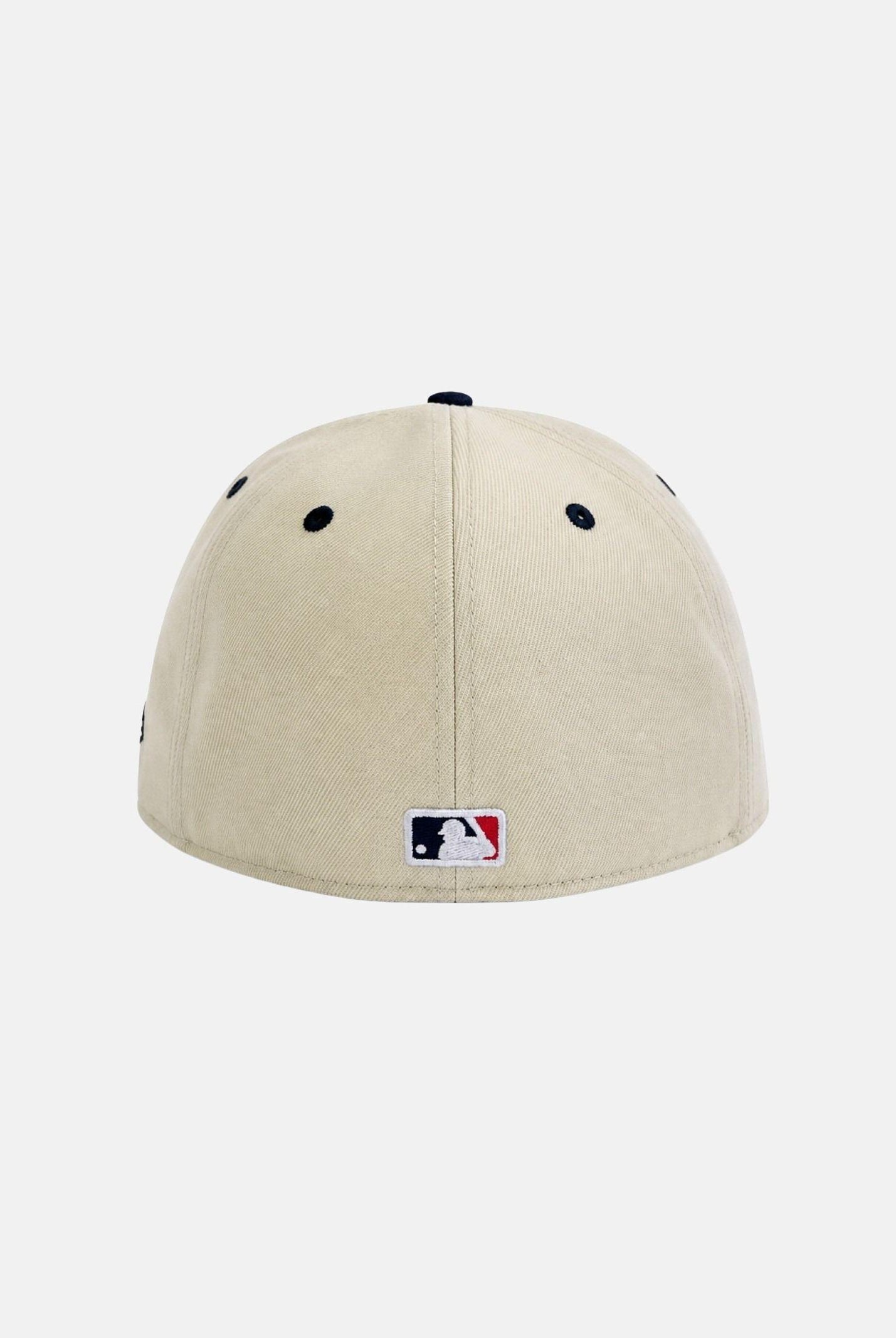 NEW ERA cappello con visiera New York Yankees MLB USA 250 59FIFTY Bright Blue blu beige da uomo e donna 60866713 . NEW ERA