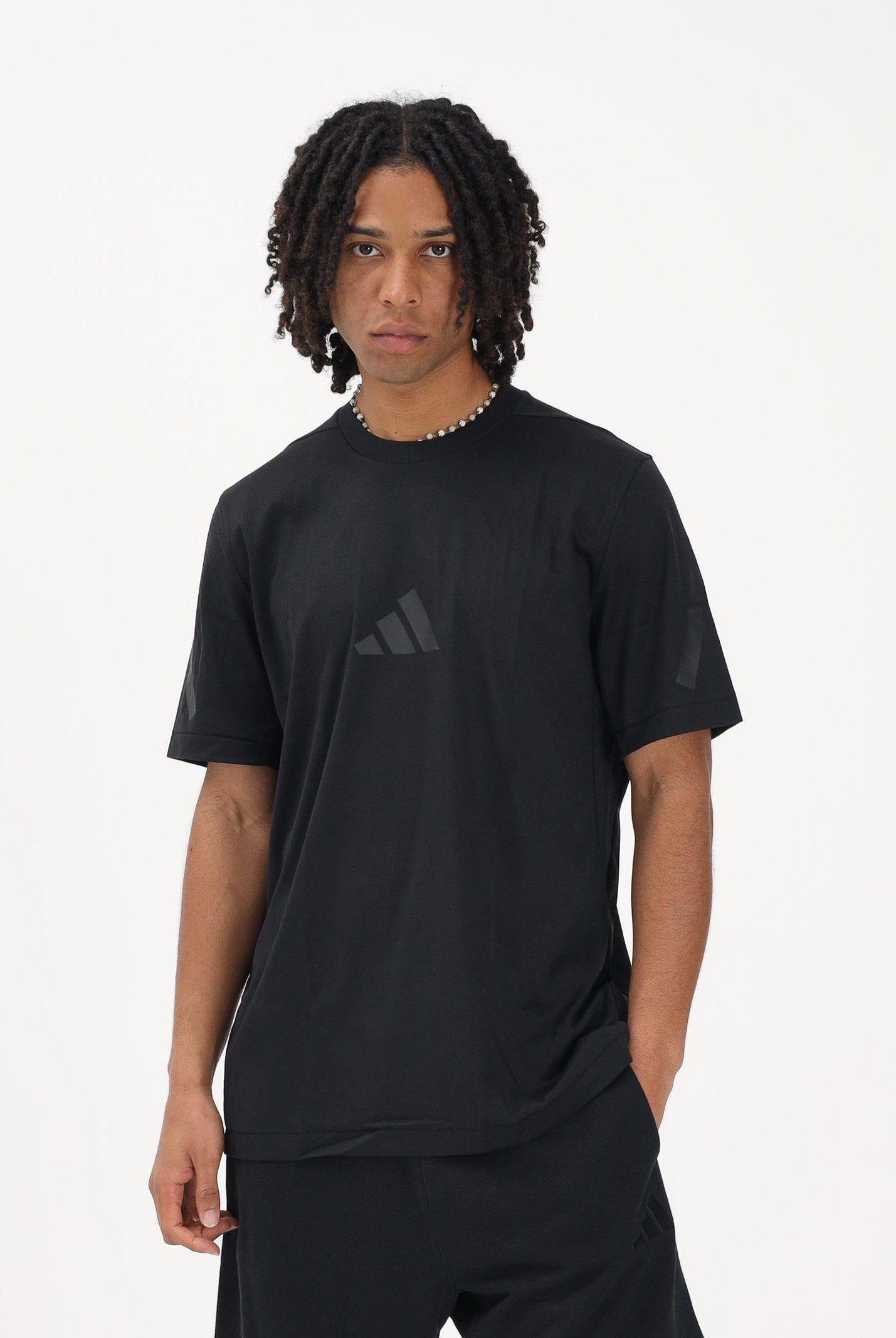 ADIDAS PERFORMANCE T-shirt a manica corta Z.N.E. nera da uomo JE3069 . ADIDAS PERFORMANCE