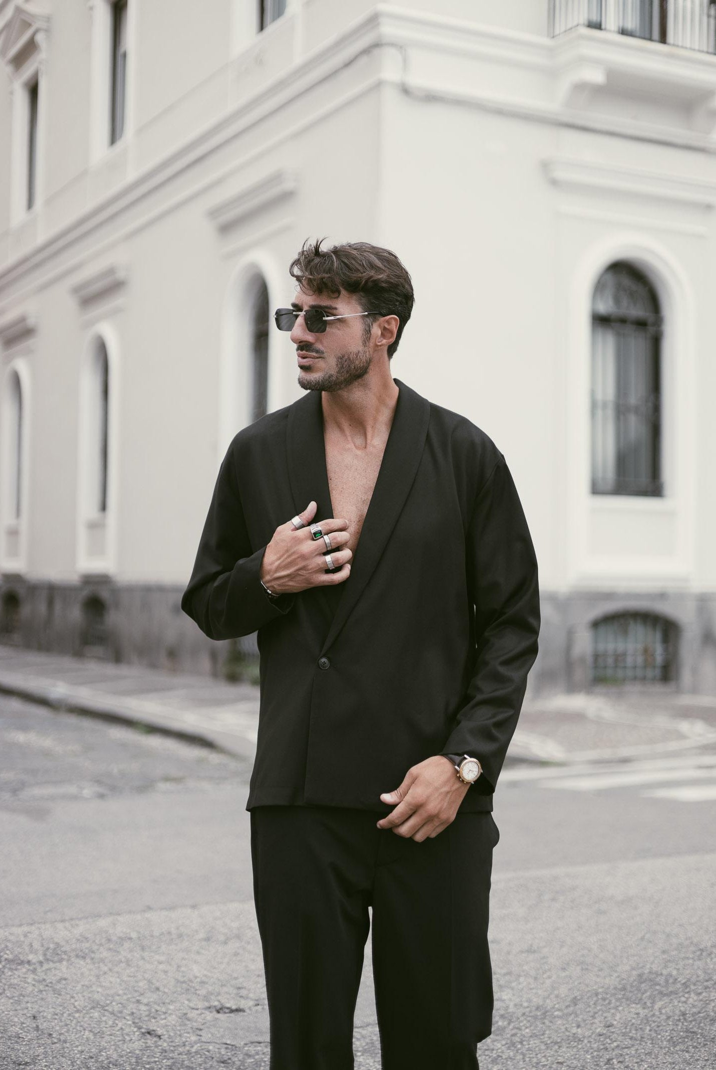 I'M BRIAN Giacca nera da uomo CA3454 009 I'M BRIAN