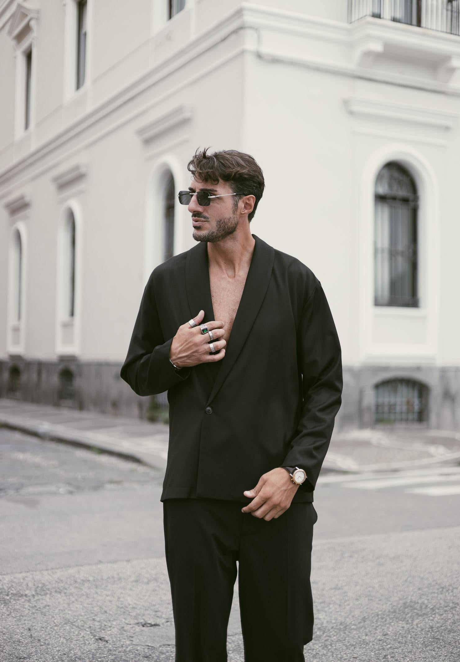 I'M BRIAN Giacca nera da uomo CA3454 009 I'M BRIAN