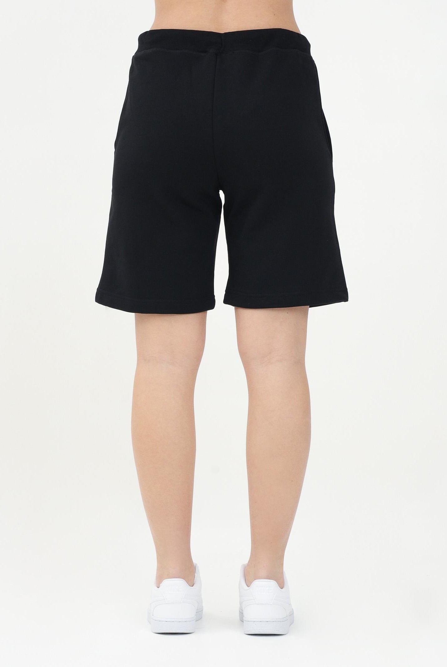 DSQUARED2 Shorts sportivo nero per donna, ragazzi e bambini con stampa logo DQ2738D0094 DQ900 DSQUARED2