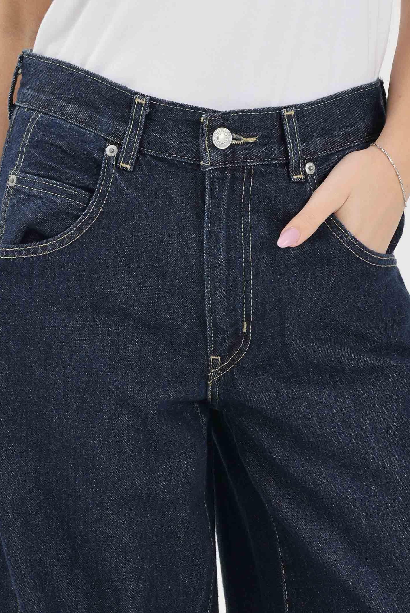 LEVI'S Jeans Barrel Super Baggy in denim blu da donna 003NF-0001 . LEVI'S®