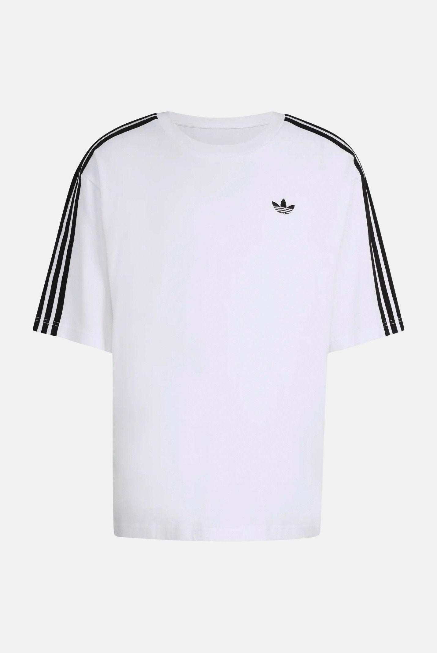 ADIDAS ORIGINALS T-shirt a manica corta Adicolor 3-Stripes Oversized bianca da uomo KD4096 . ADIDAS ORIGINALS