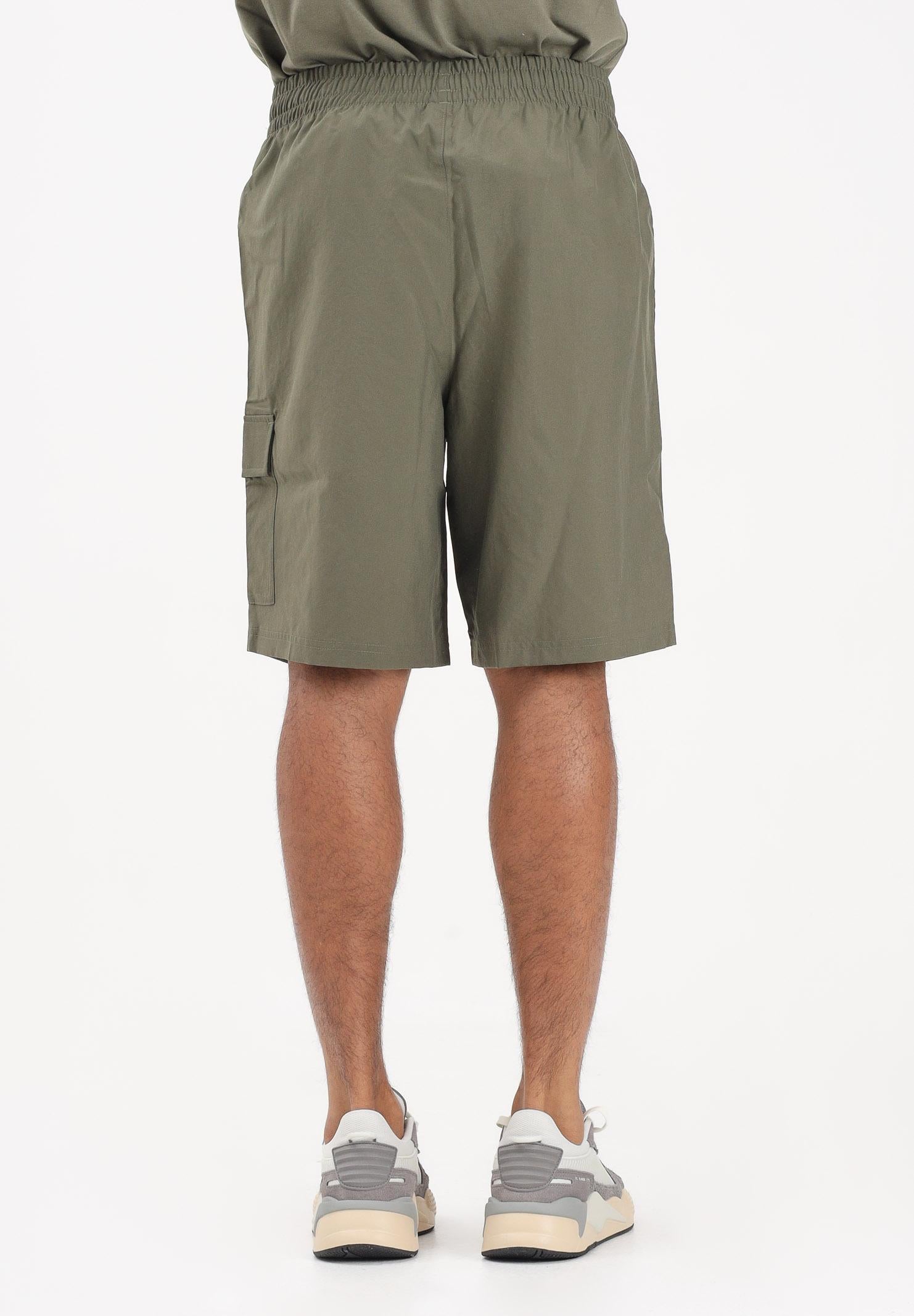 PUMA Shorts sportivo Essentials Cargo verde militare da uomo 682664 81 PUMA