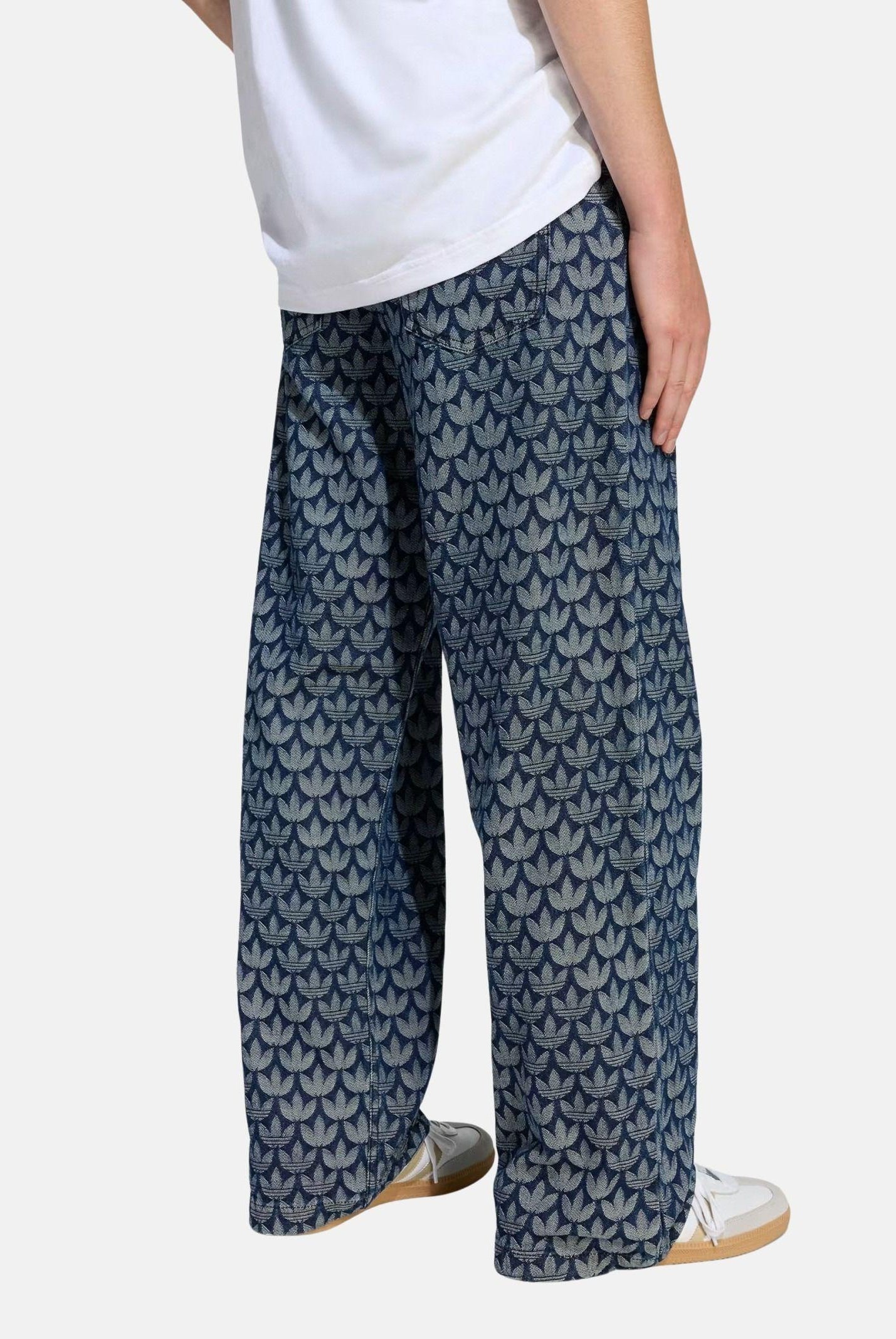 ADIDAS ORIGINALS Jeans in blu Denim Loose Monogram Indigo da uomo KD0399 . ADIDAS ORIGINALS