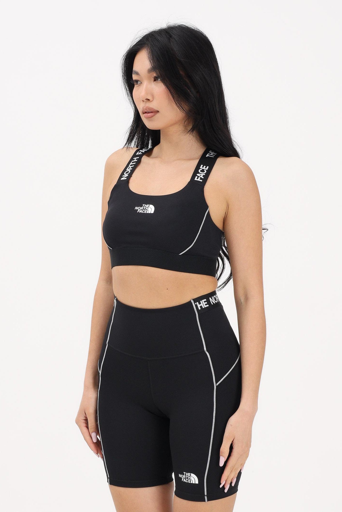 THE NORTH FACE Top sportivo Cambrena nero da donna NF0A8G1JJK31 . THE NORTH FACE