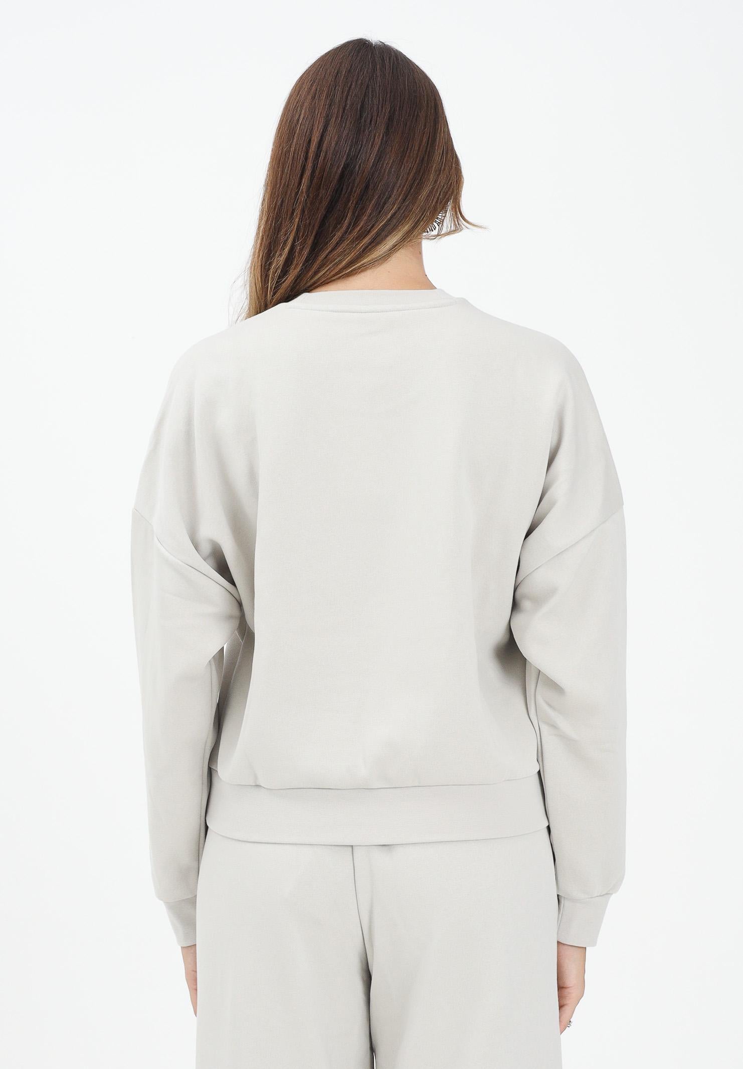 ADIDAS PERFORMANCE Felpa girocollo Essentials Small Logo Feel Cozy beige da donna JI6069 ADIDAS PERFORMANCE