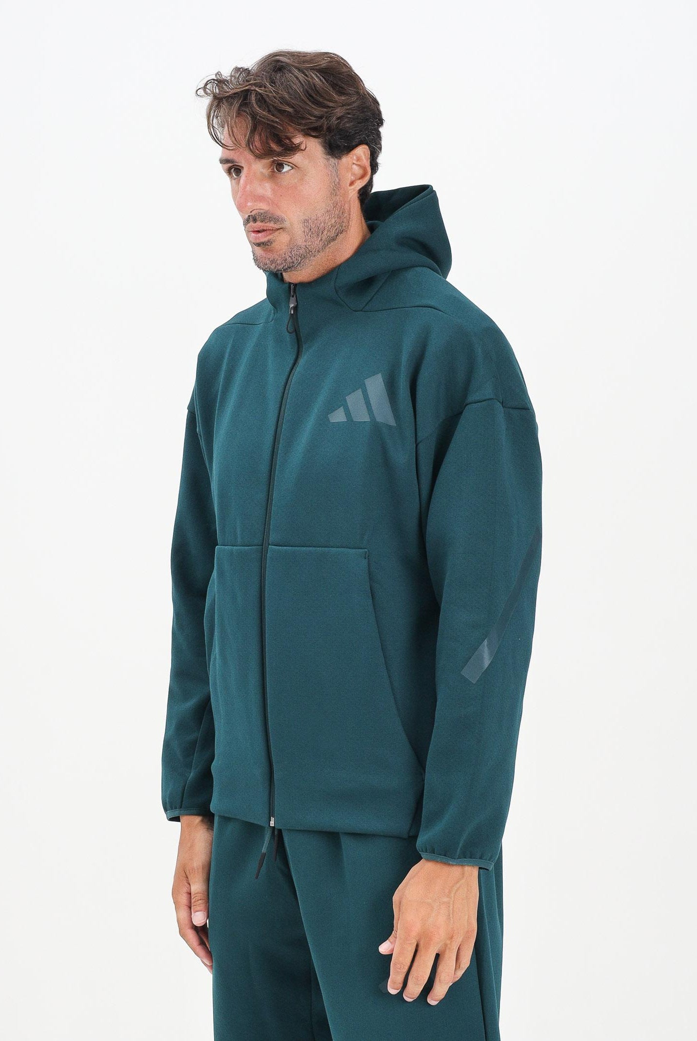 ADIDAS PERFORMANCE Felpa con zip New adidas Z.N.E. verde da uomo KB3709 ADIDAS PERFORMANCE