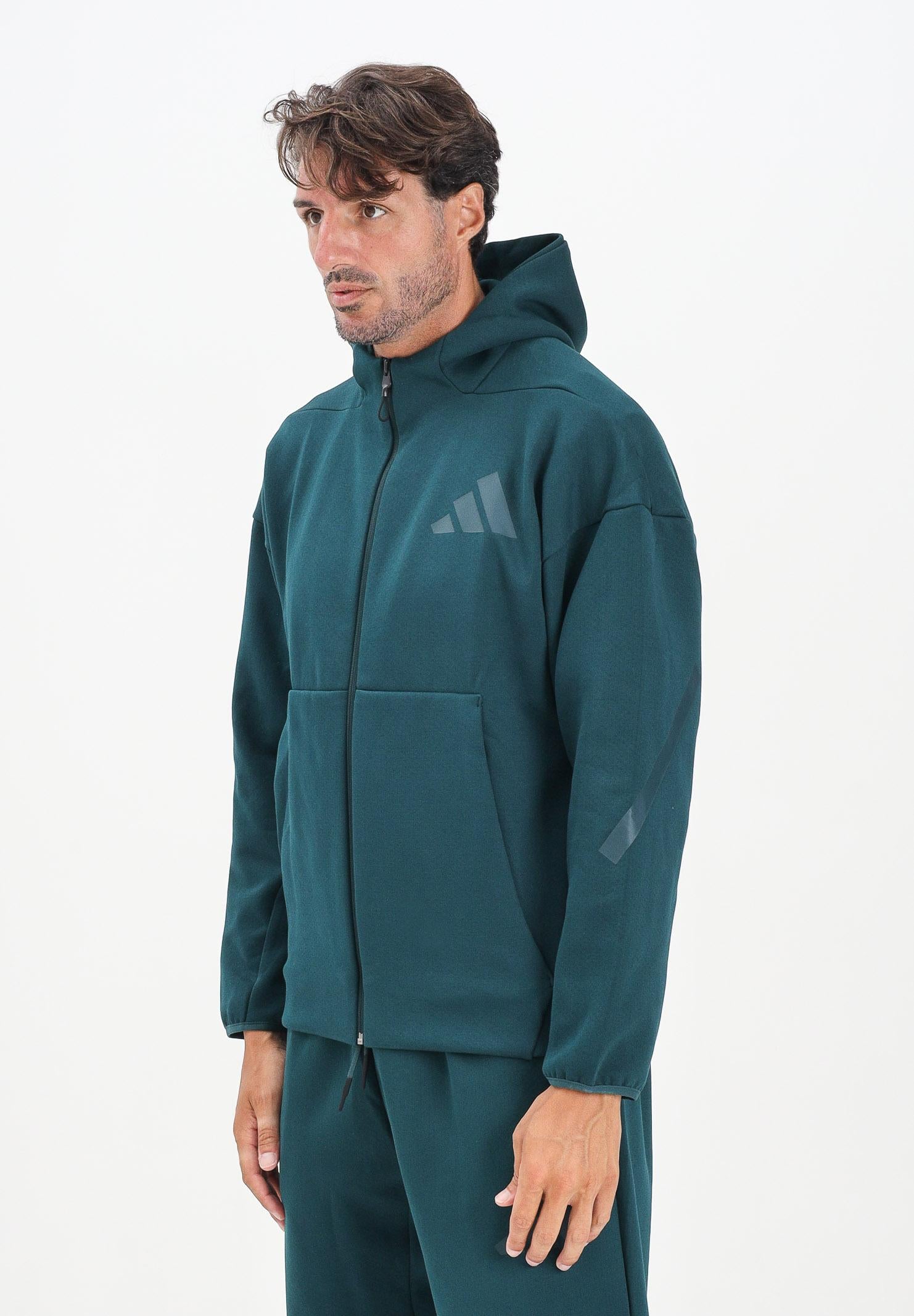 ADIDAS PERFORMANCE Felpa con zip New adidas Z.N.E. verde da uomo KB3709 ADIDAS PERFORMANCE