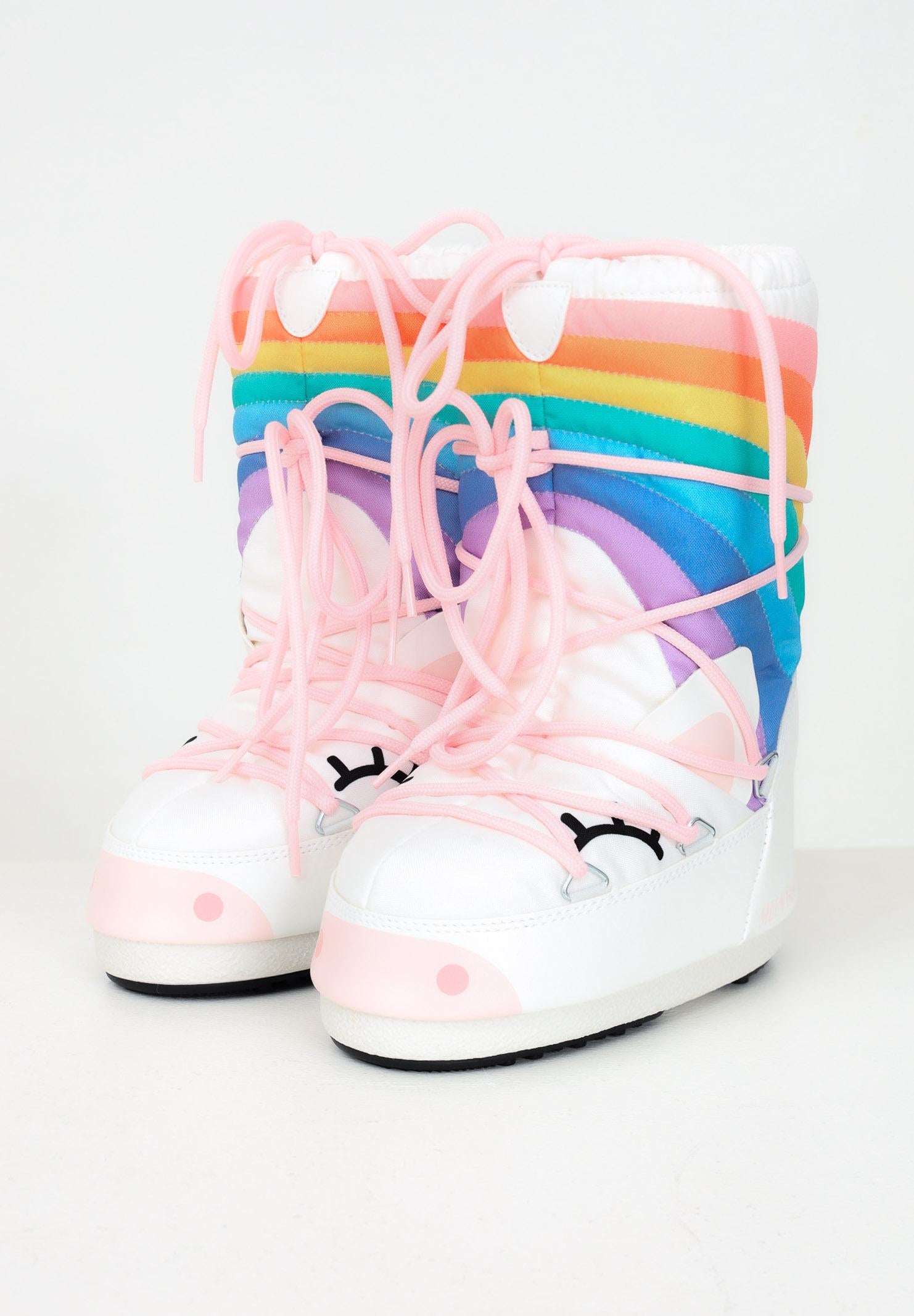 MOON BOOT Stivale da neve ICON UNICORN bianco da bambina 80D3400270 AV20 MOON BOOT