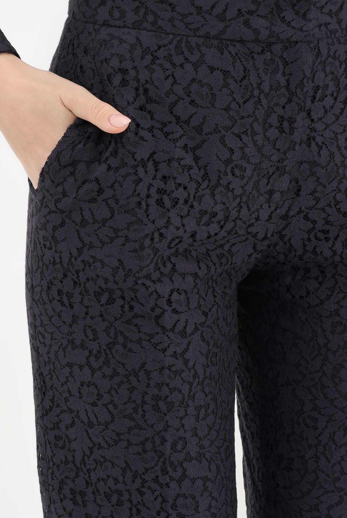 MAX MARA Pantalone elegante MSTCORONA blu da donna realizzato in pizzo floreale 2616131021600 002 MAXMARA