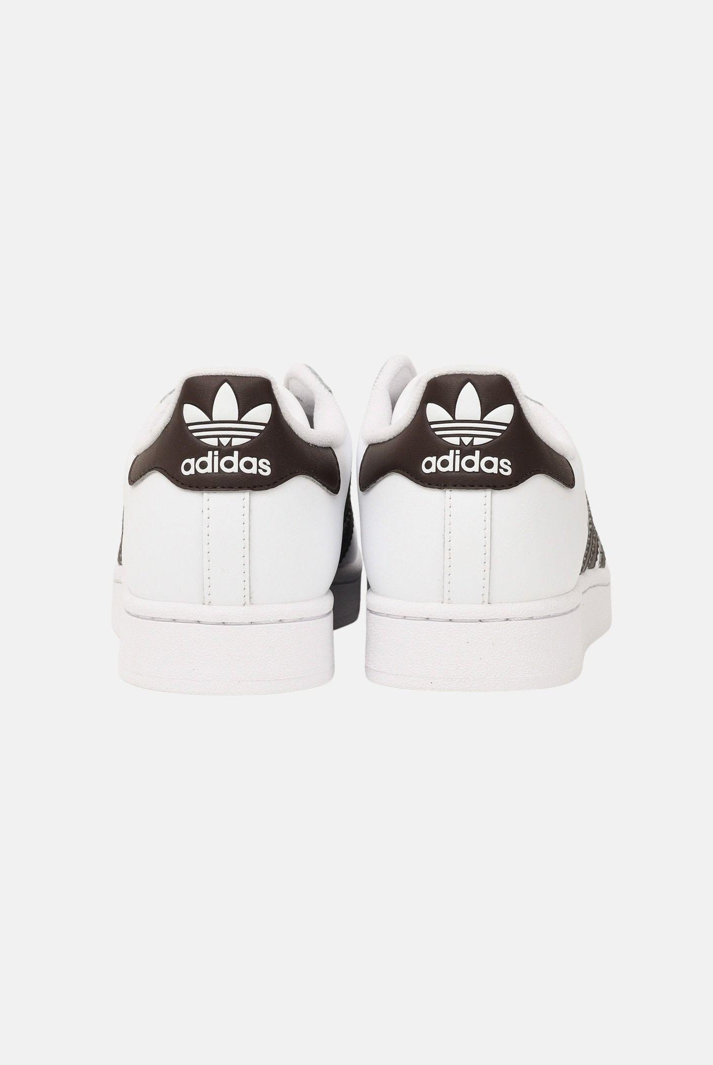 ADIDAS ORIGINALS Sneakers SUPERSTAR II bianche e marroni per uomo e donna KI4163 . ADIDAS ORIGINALS