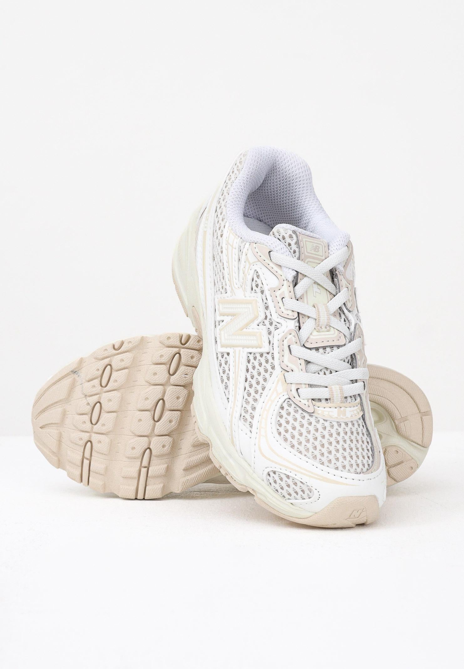 NEW BALANCE Sneakers 740 BUNGEE LACE panna per bambino e bambina PZ740KP NEW BALANCE