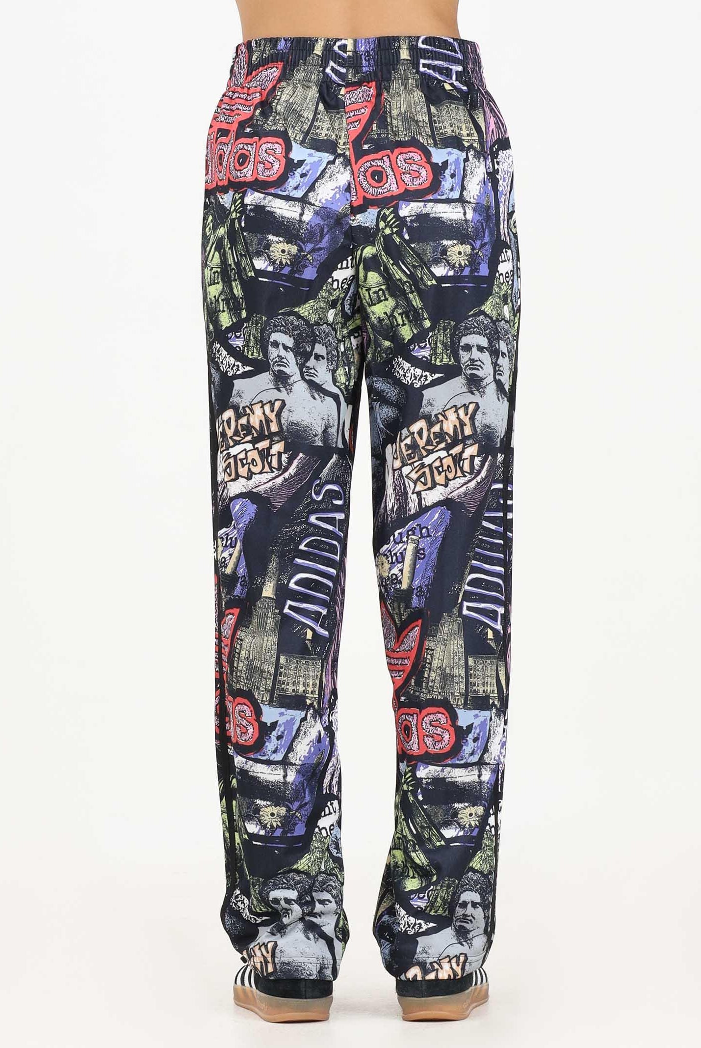 ADIDAS ORIGINALS Pantalone sportivo adidas X Jeremy Scott Pride AOP nero da donna JY2021 ADIDAS ORIGINALS