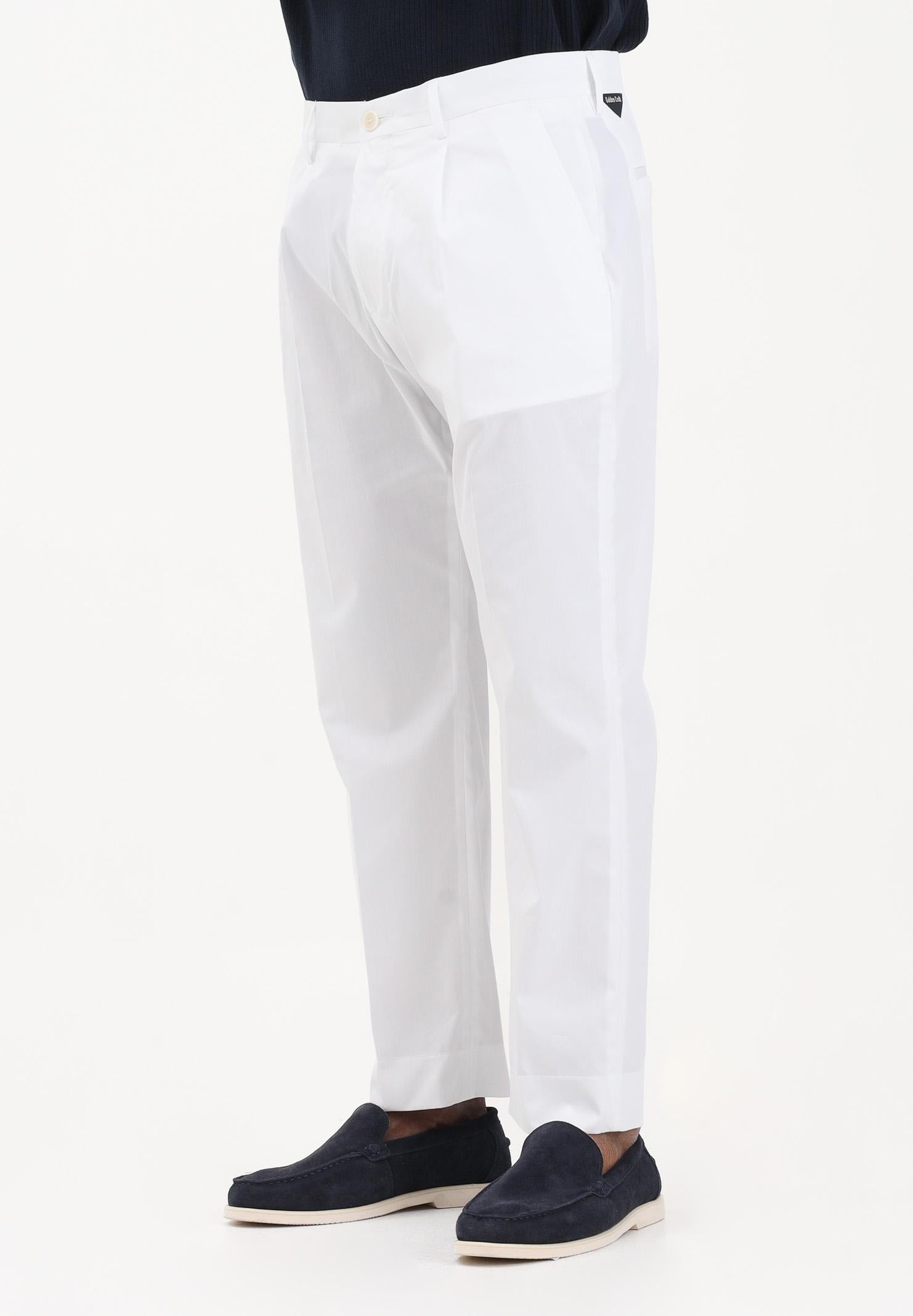 GOLDEN CRAFT Pantalone bianco da uomo GC1PSS266906 A001 GOLDEN CRAFT