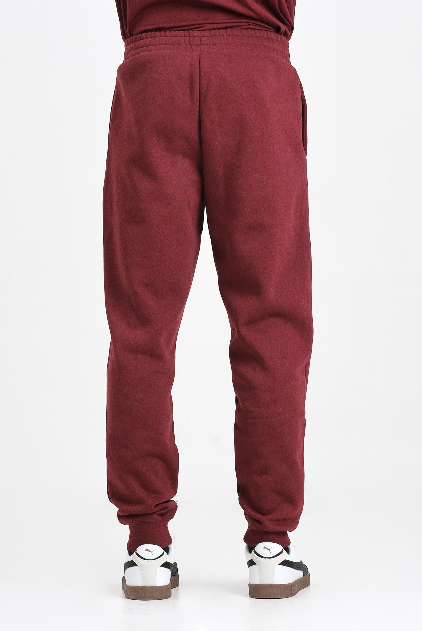 PUMA Pantalone sportivo Essentials con logo N. 1 bicolore bordeaux da uomo 684713 96 PUMA