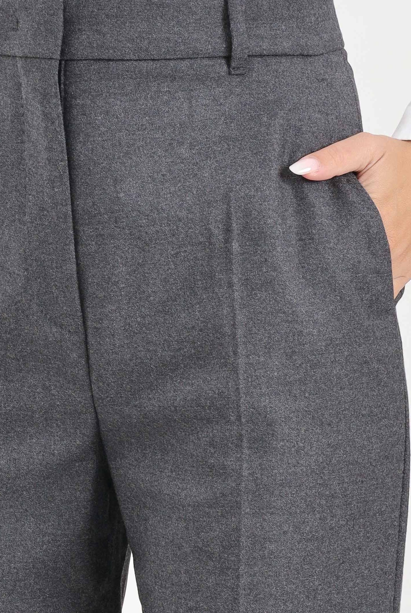 MAX MARA Pantalone elegante LAMBRO grigio da donna 2526136022600 003 MAX MARA