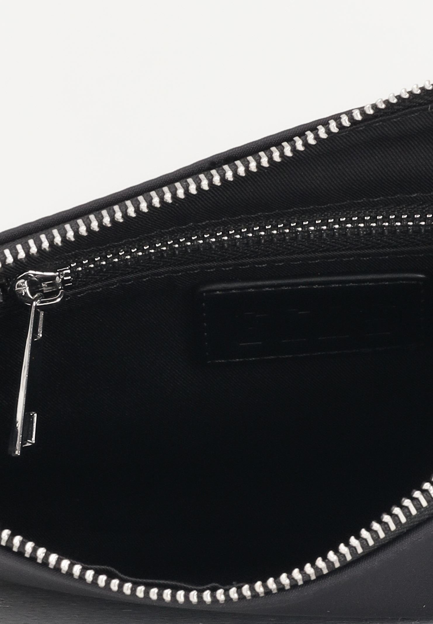 GCDS Pochette nera per uomo e donna con logo GCDSEP002 99 GCDS