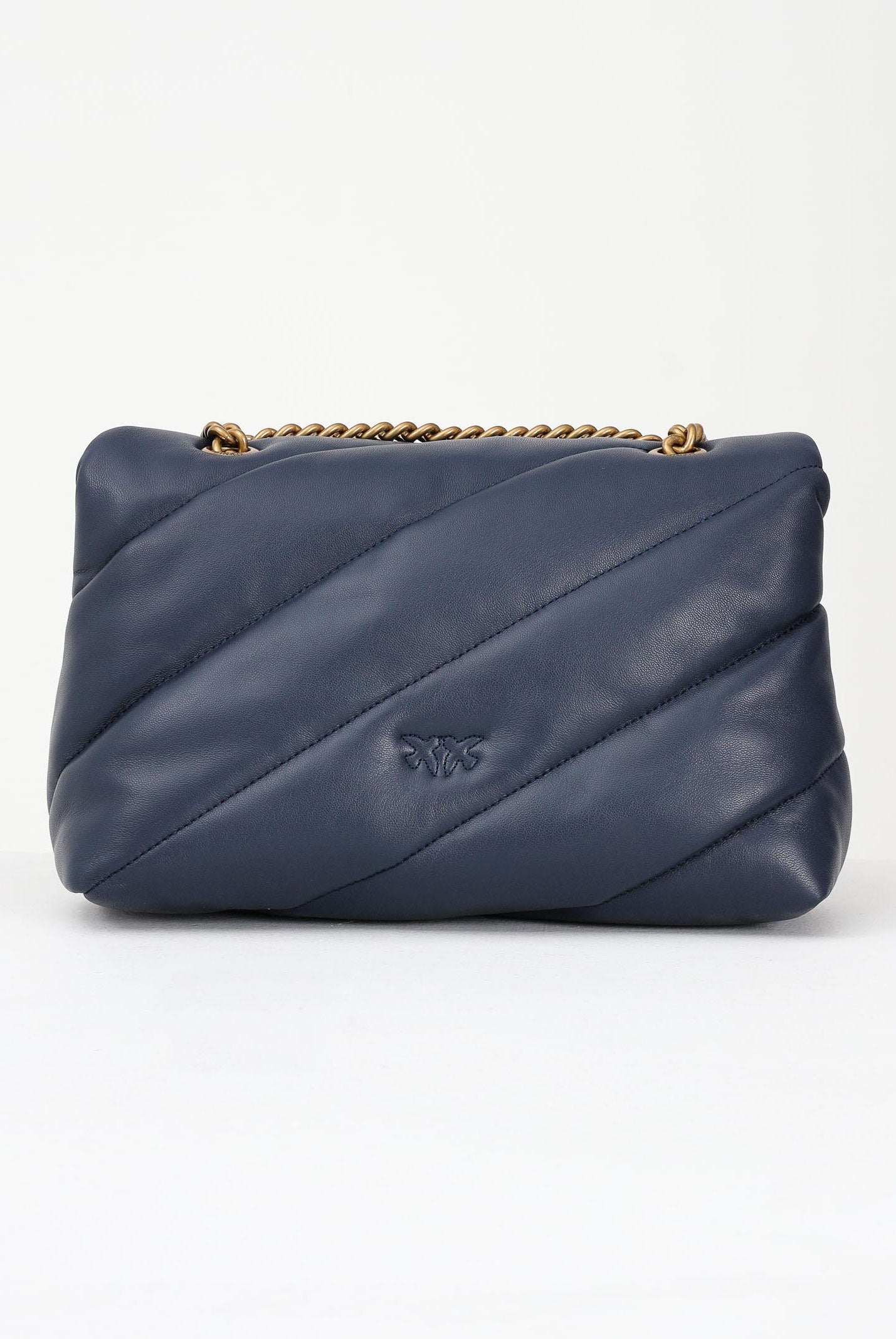 PINKO Borsa a tracolla Classic Love Bag Puff da donna in morbida nappa blu indaco 100038A0F2 G08Q PINKO