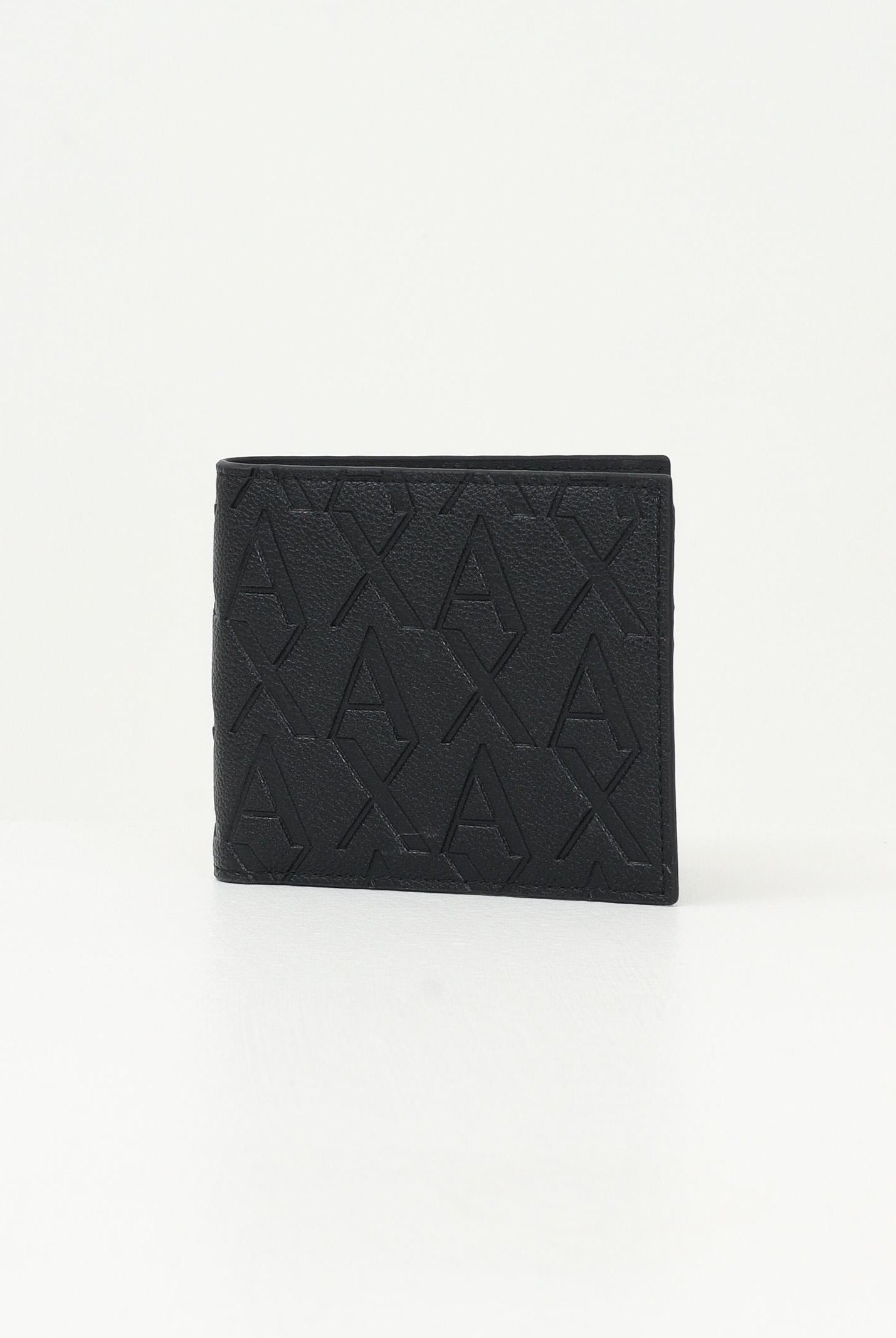 ARMANI EXCHANGE Portafogli nero da uomo con il logo AX inciso XM000167AF12133 UC001 ARMANI EXCHANGE