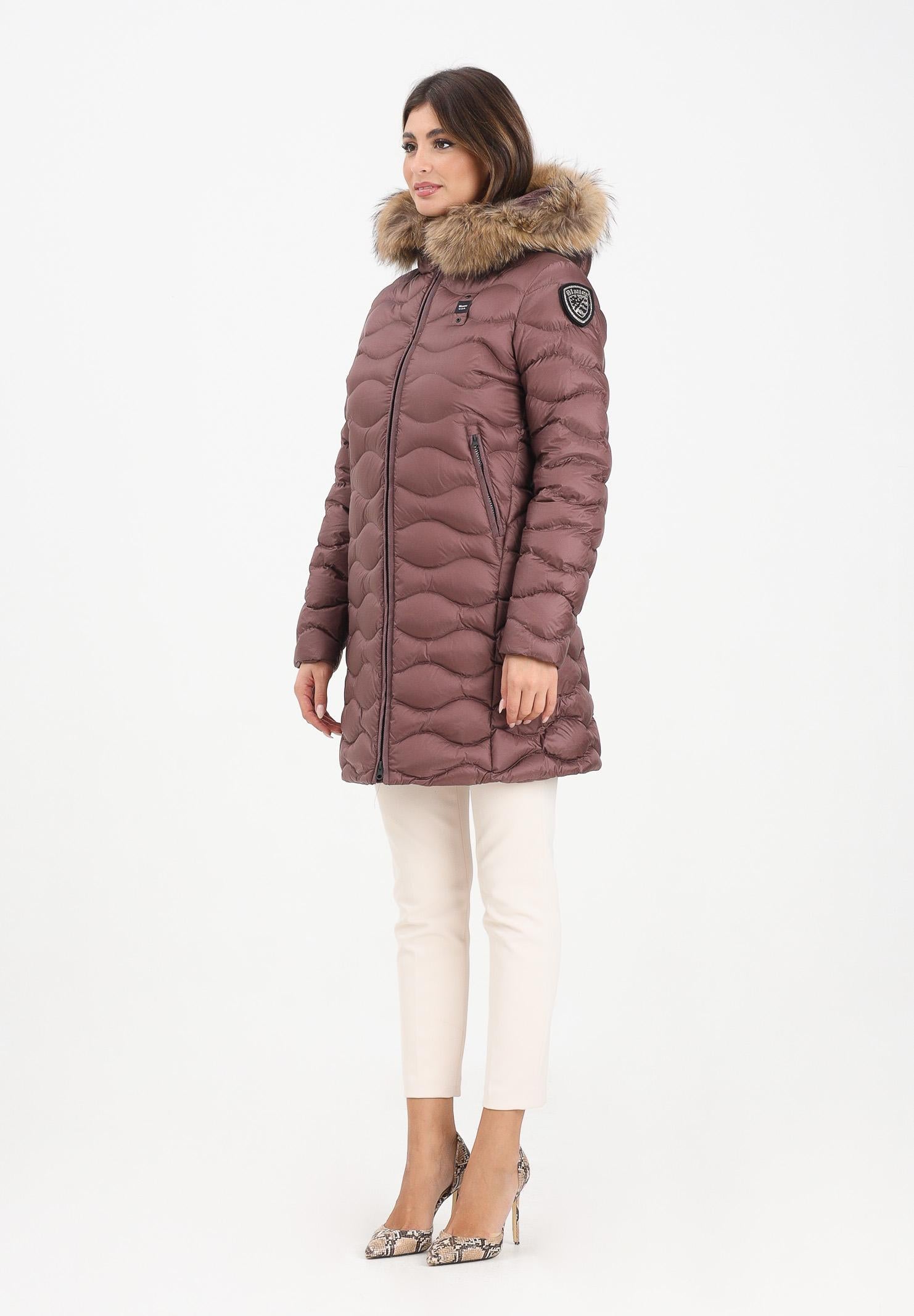 BLAUER Piumino lungo LYNEL bordeaux da donna 25WBLDK03527-006047 50ALT BLAUER