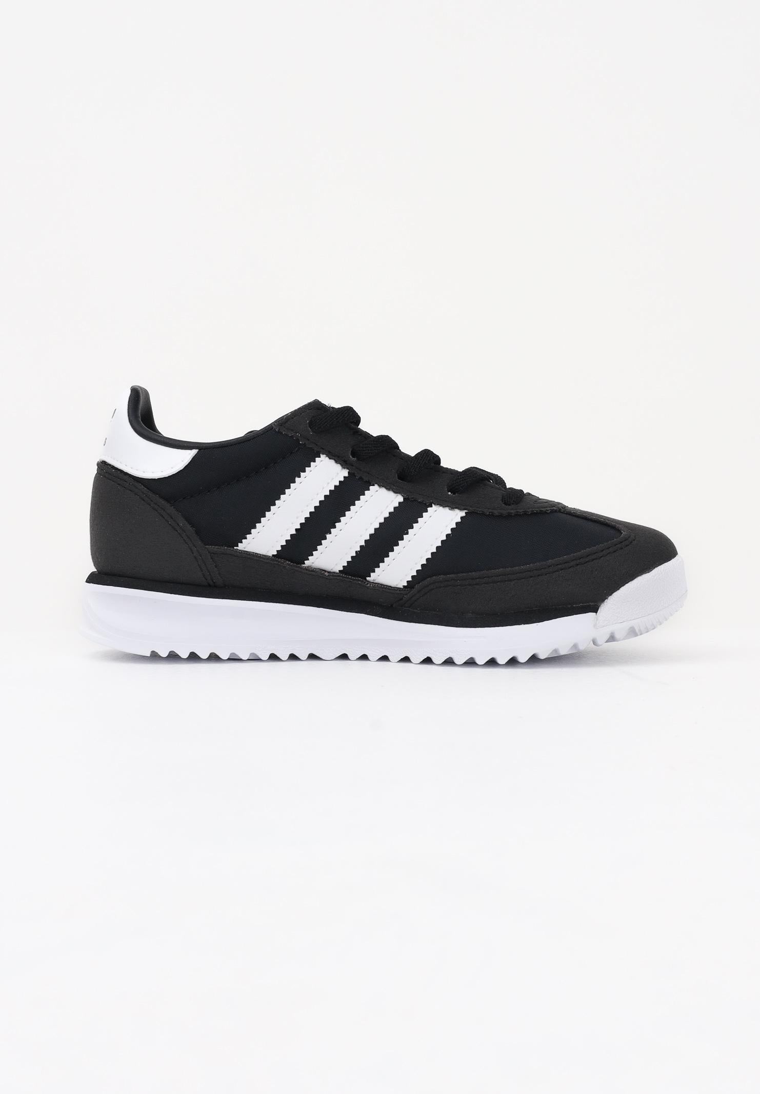 ADIDAS ORIGINALS Sneakers SL 72 RS Elastic Laces nere per bambino e bambina IH2982 ADIDAS ORIGINALS